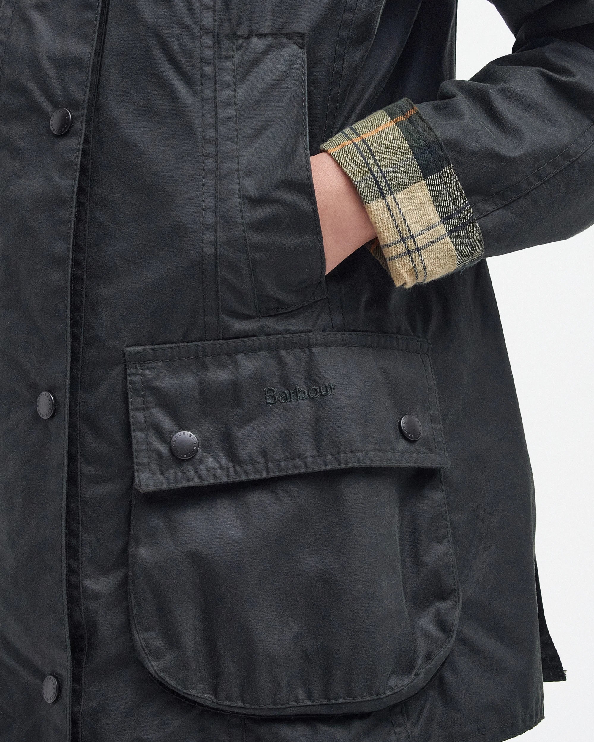 Beadnell Wax Jacket AW25 Barbour - Sage