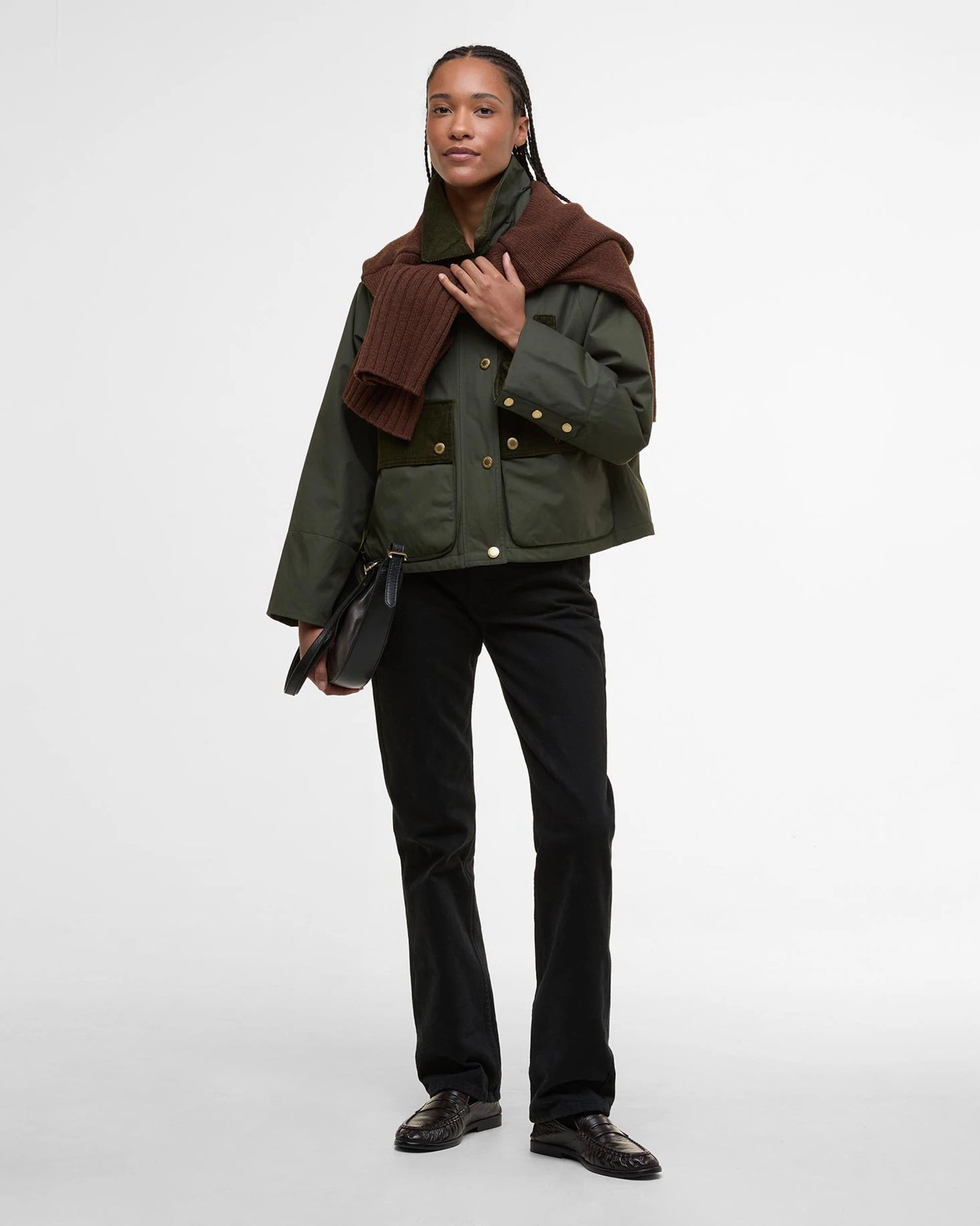 Phobe Casual Jacket AW25 Barbour Donna - Olive / Brown
