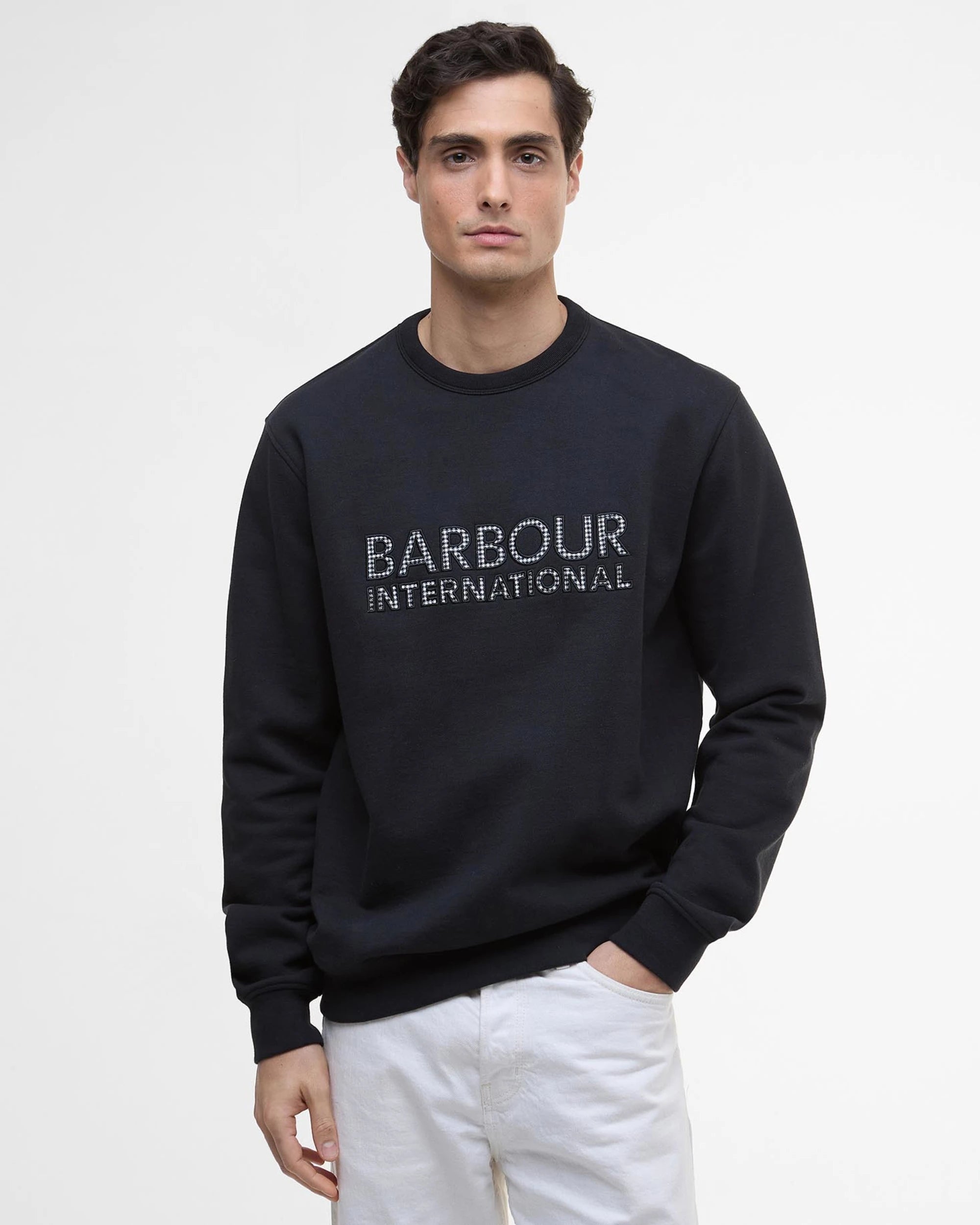 Bertie Blackstreak Logo Sweatshirt AW25 - Black