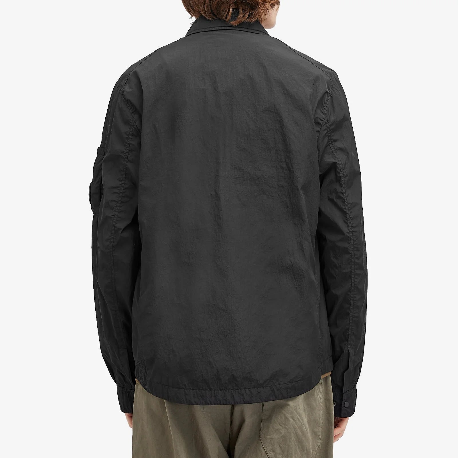 Chrome-R Zipped Lens Overshirt C.P. Company - Black