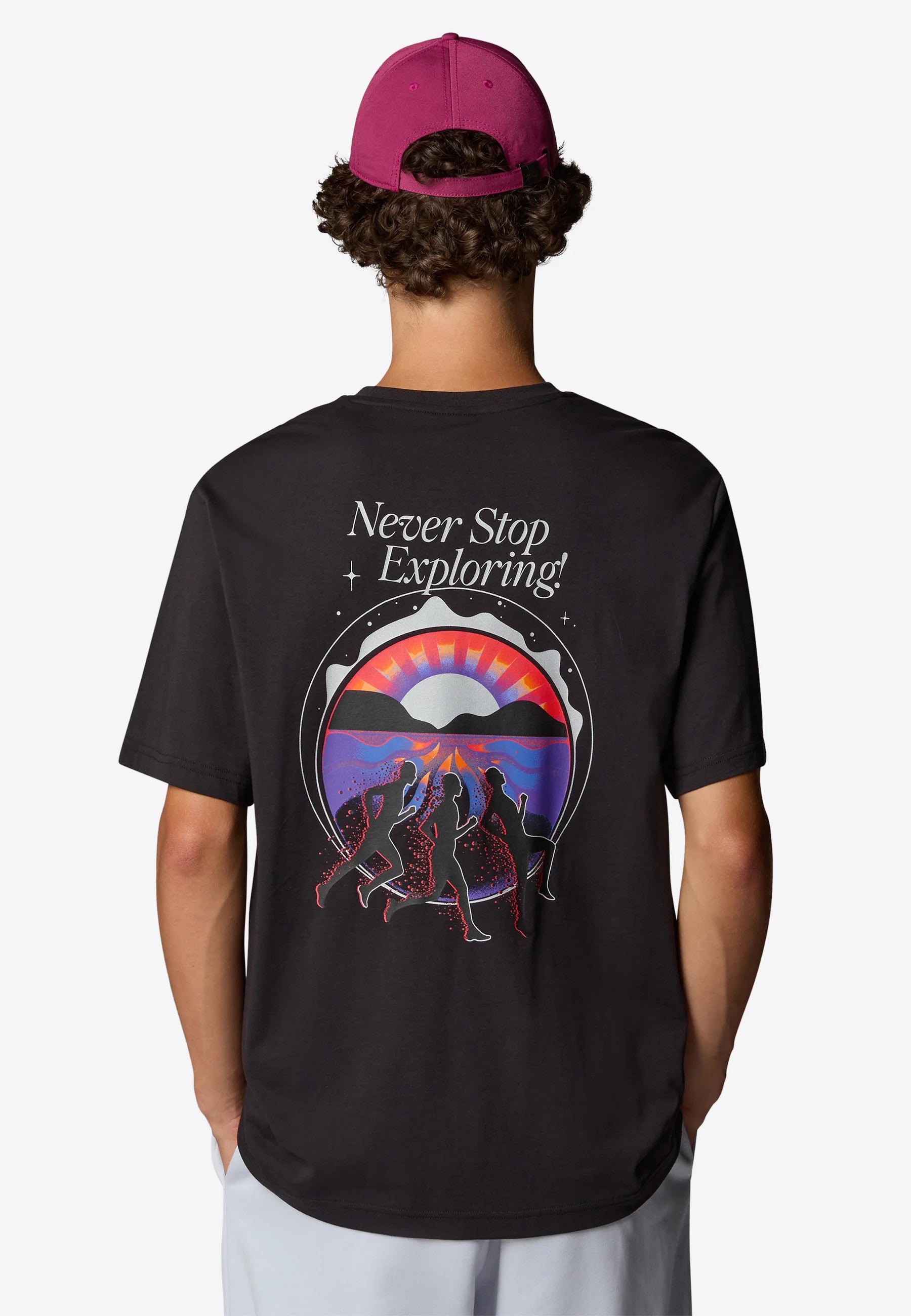 T-Shirt Never Stop Relaxed Unisex The North Face - TNF Black