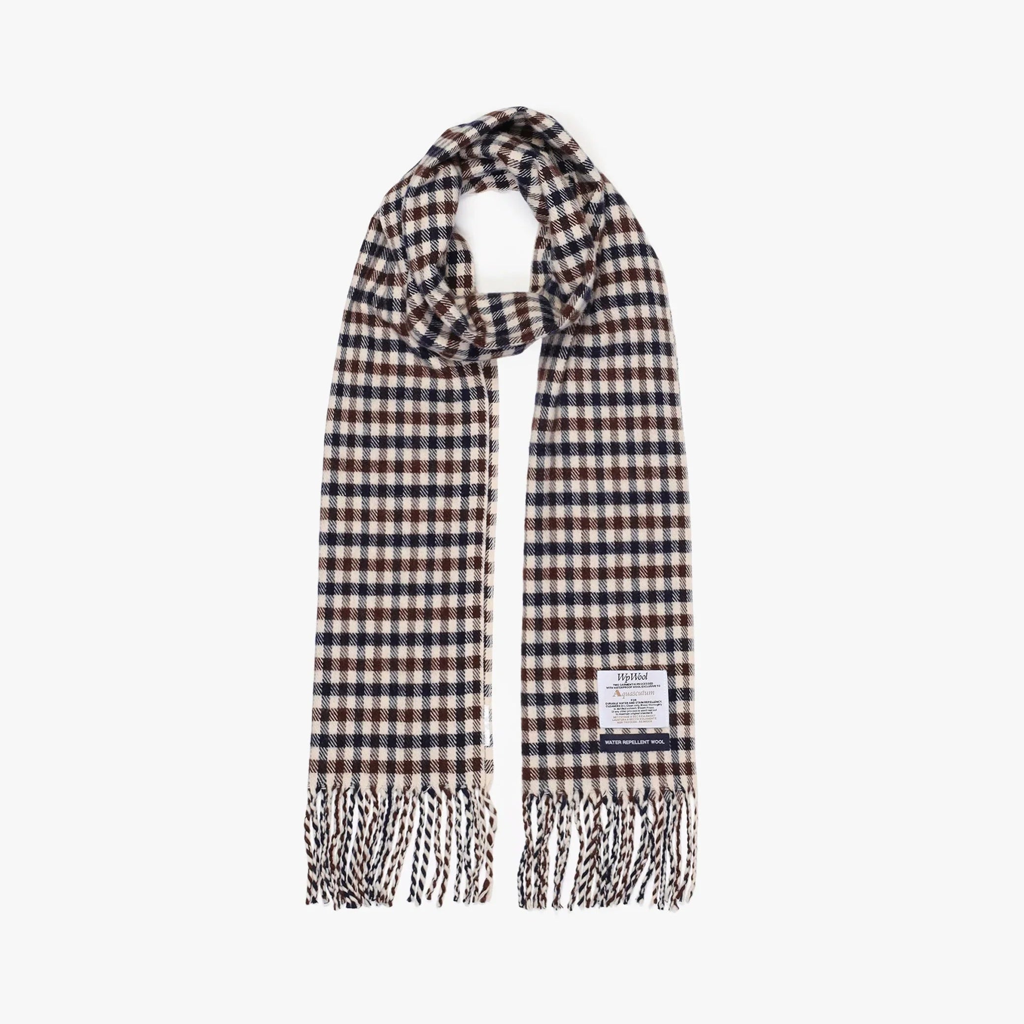 Club Check Scarf Macro Aquascutum AW25 - Club Check