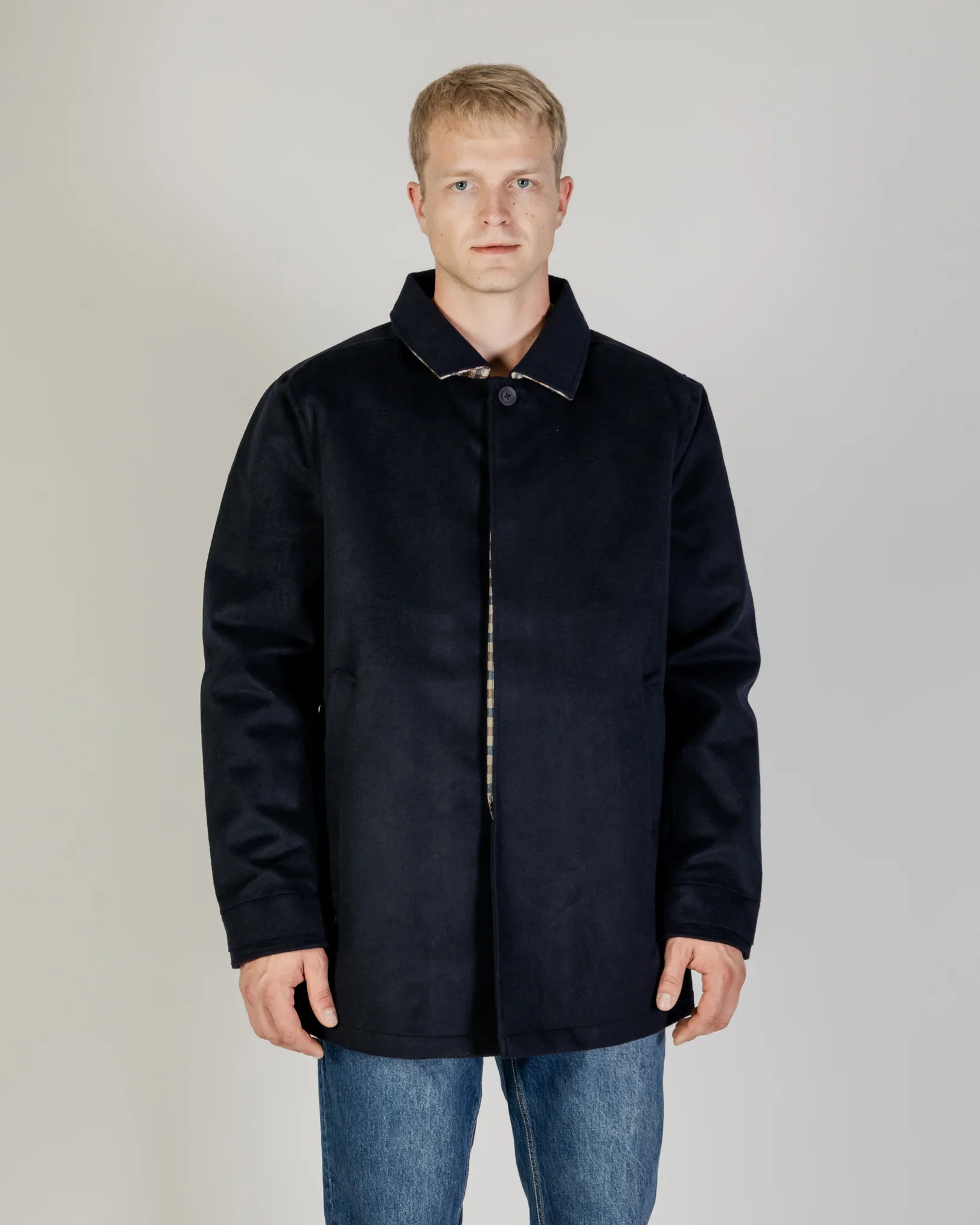 Wool 3-Way Active Trench Aquascutum - Navy