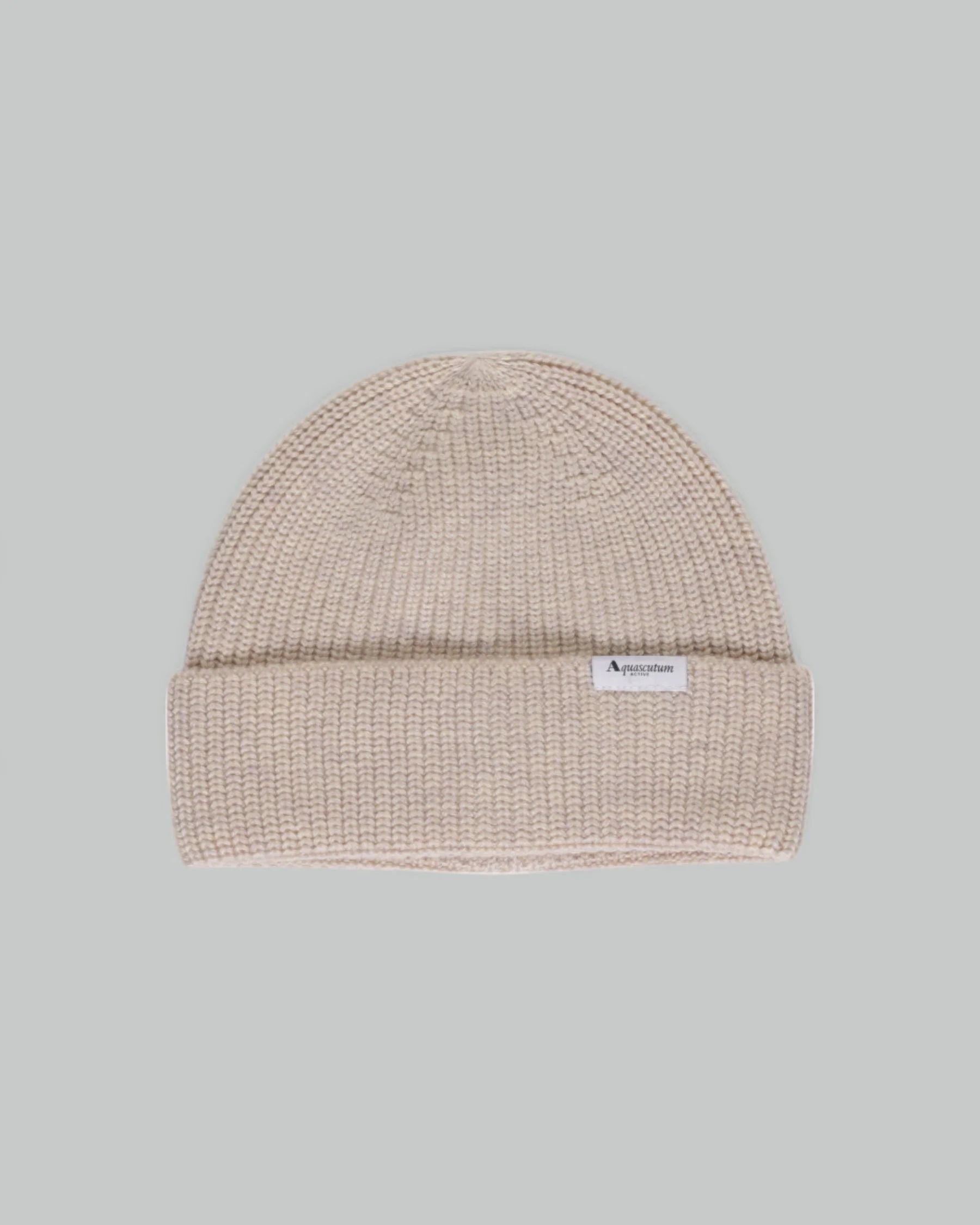 Active Beanie Logo Aquascutum - Beige