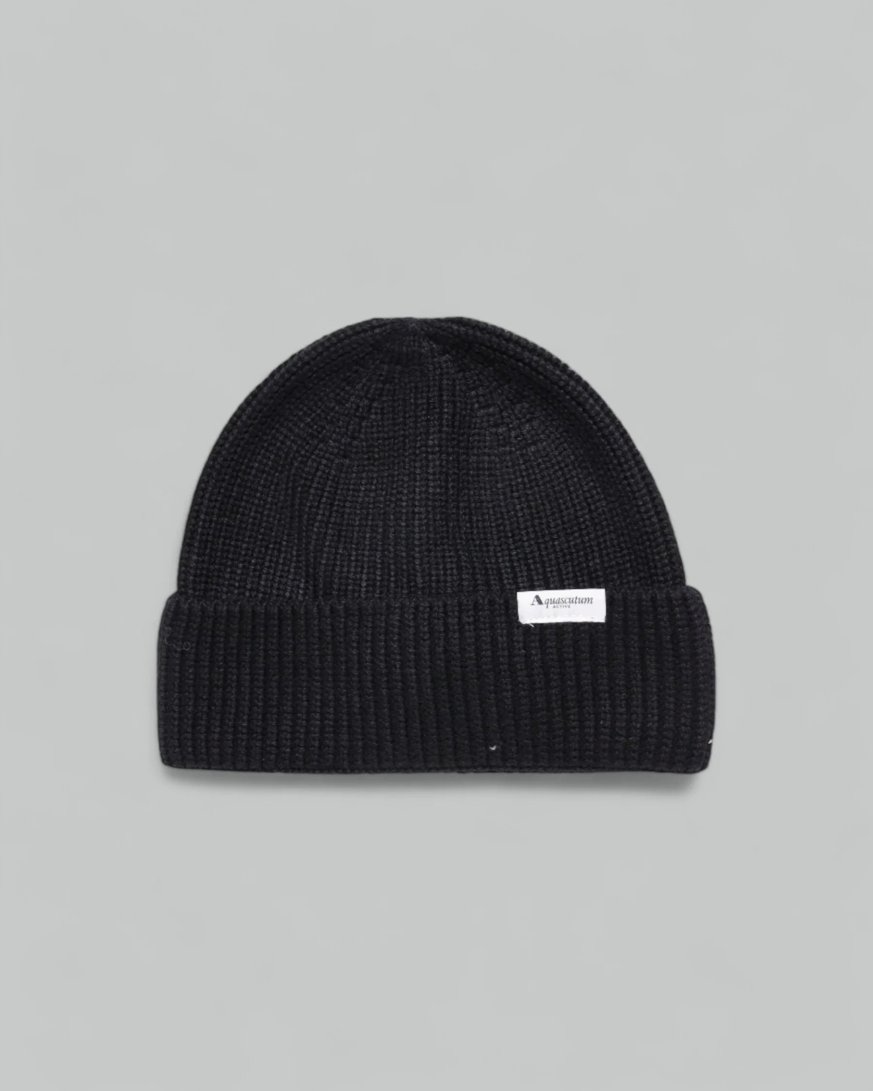 Active Beanie Logo Aquascutum - Black