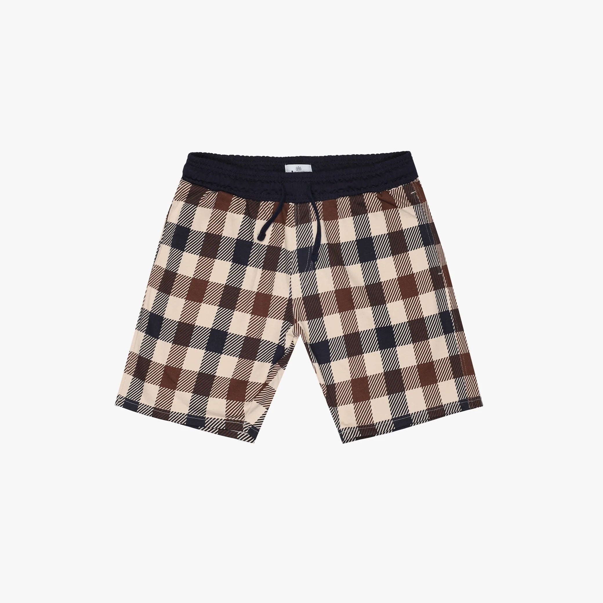 Macro Club Check Short Pants Aquascutum - Navy