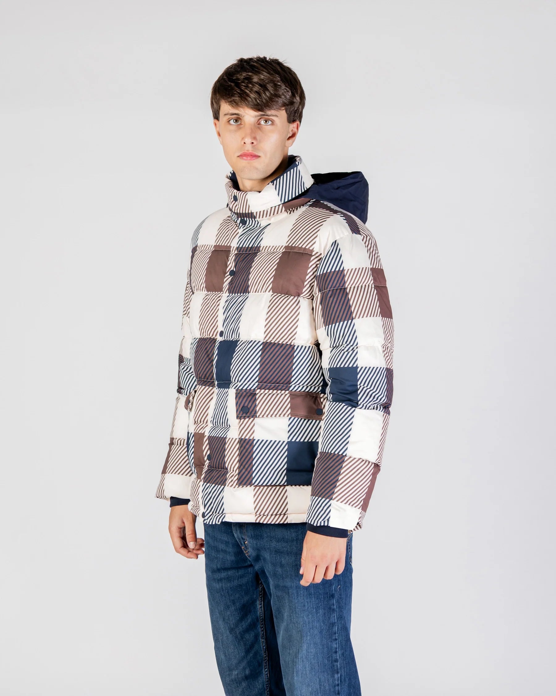 SP Puffer Jacket Aquascutum AW25 - Jumbo Check