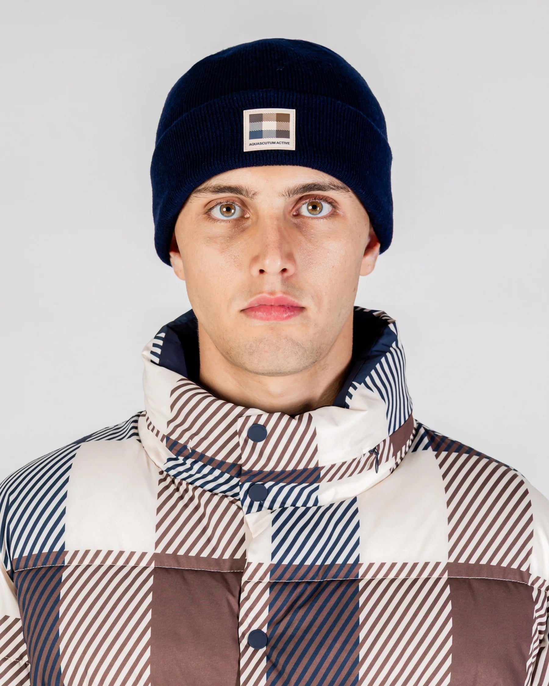 SP Puffer Jacket Aquascutum AW25 - Jumbo Check