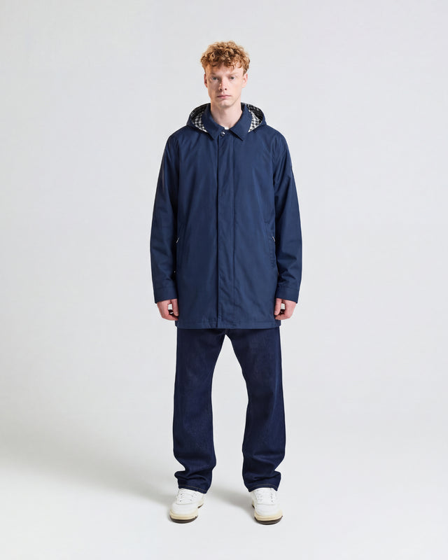 RLG Badge Packable Trench Aquascutum - Navy