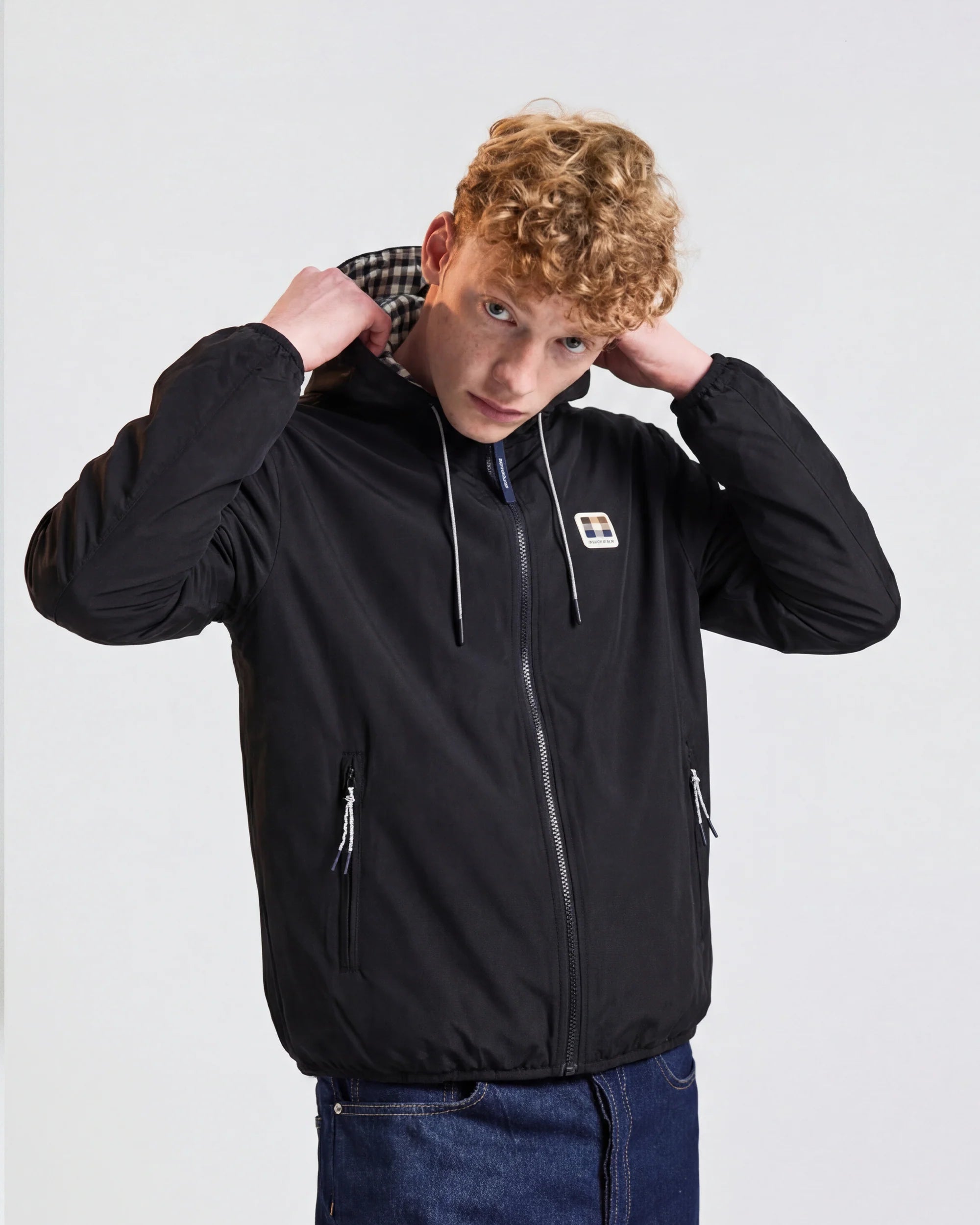 RLG Badge Reversible Sailor Jacket Aquascutum - Black