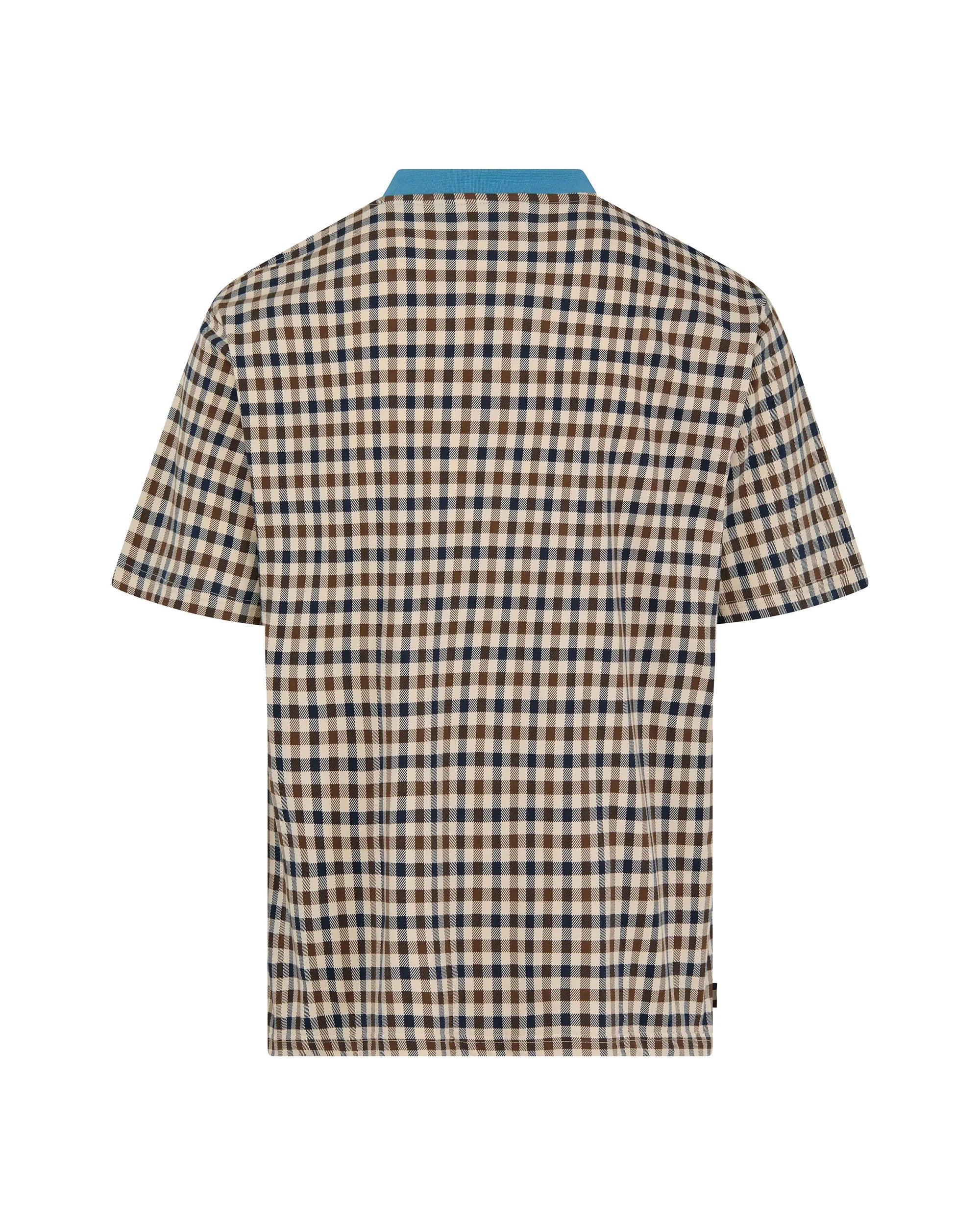 Club Check T-Shirt Aquascutum - Avio