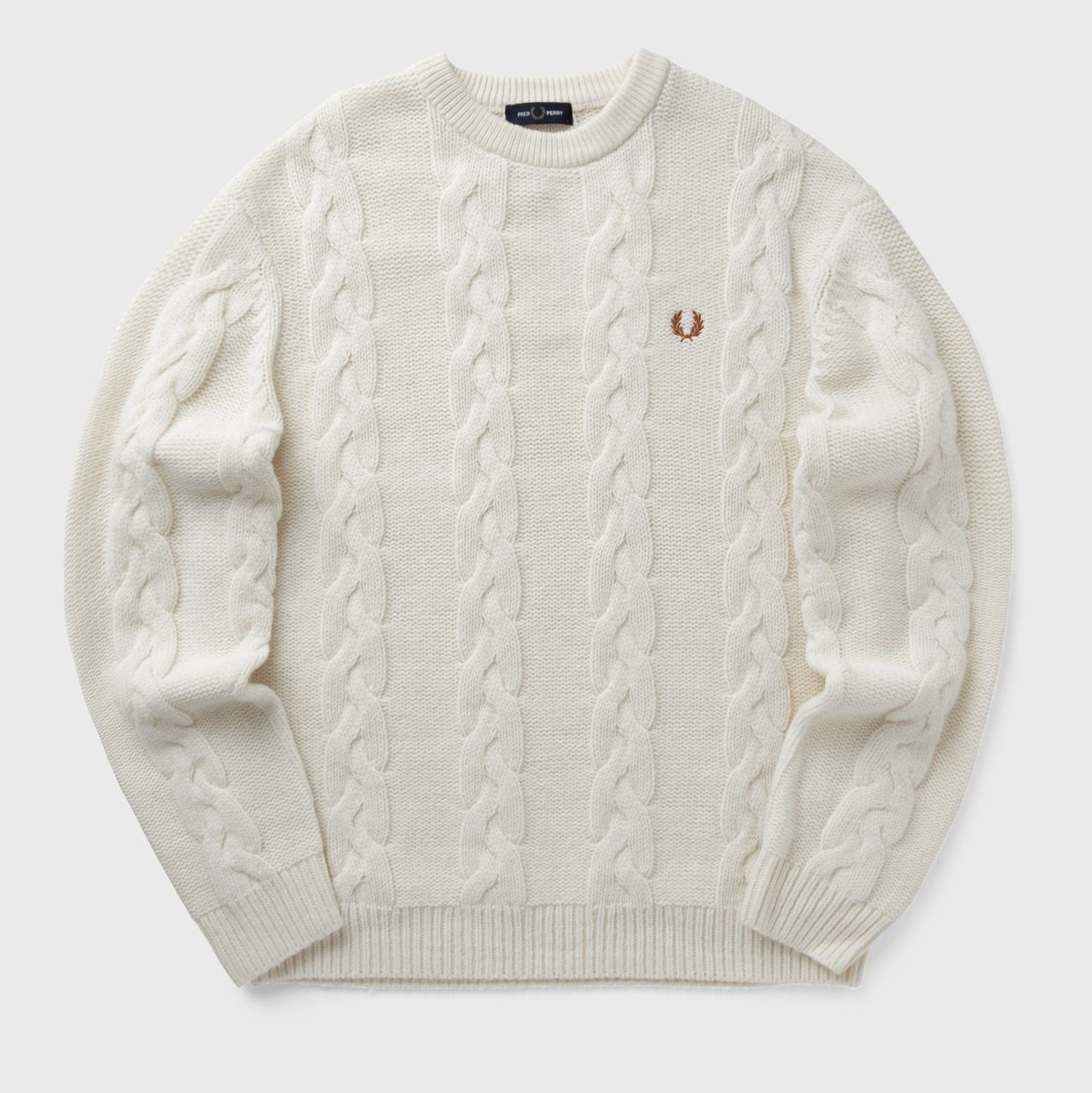 FP Chunky Cable Knit Jumper Fred Perry - Ecru