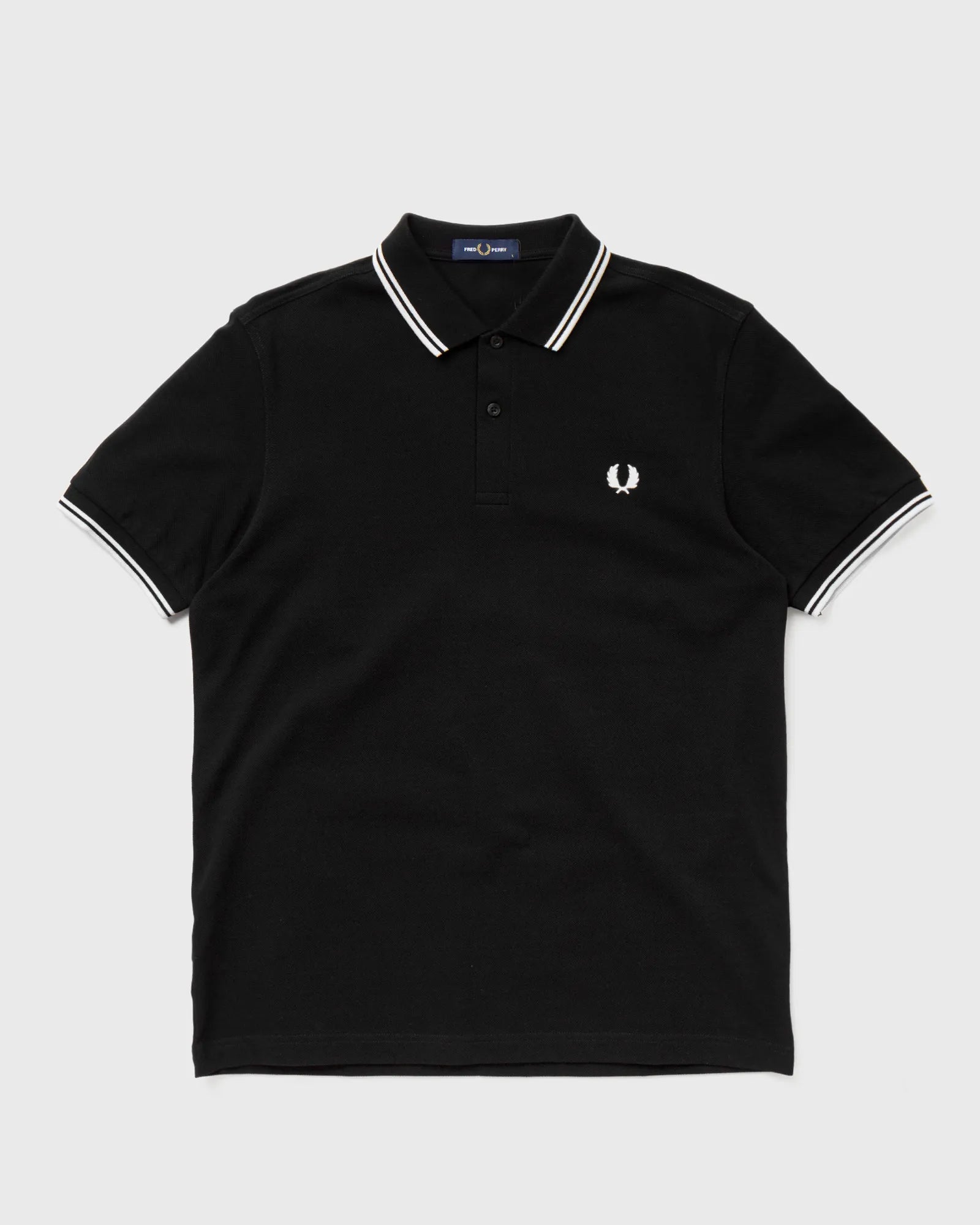 FP Twin Tipped Fred Perry Polo Shirt - Black