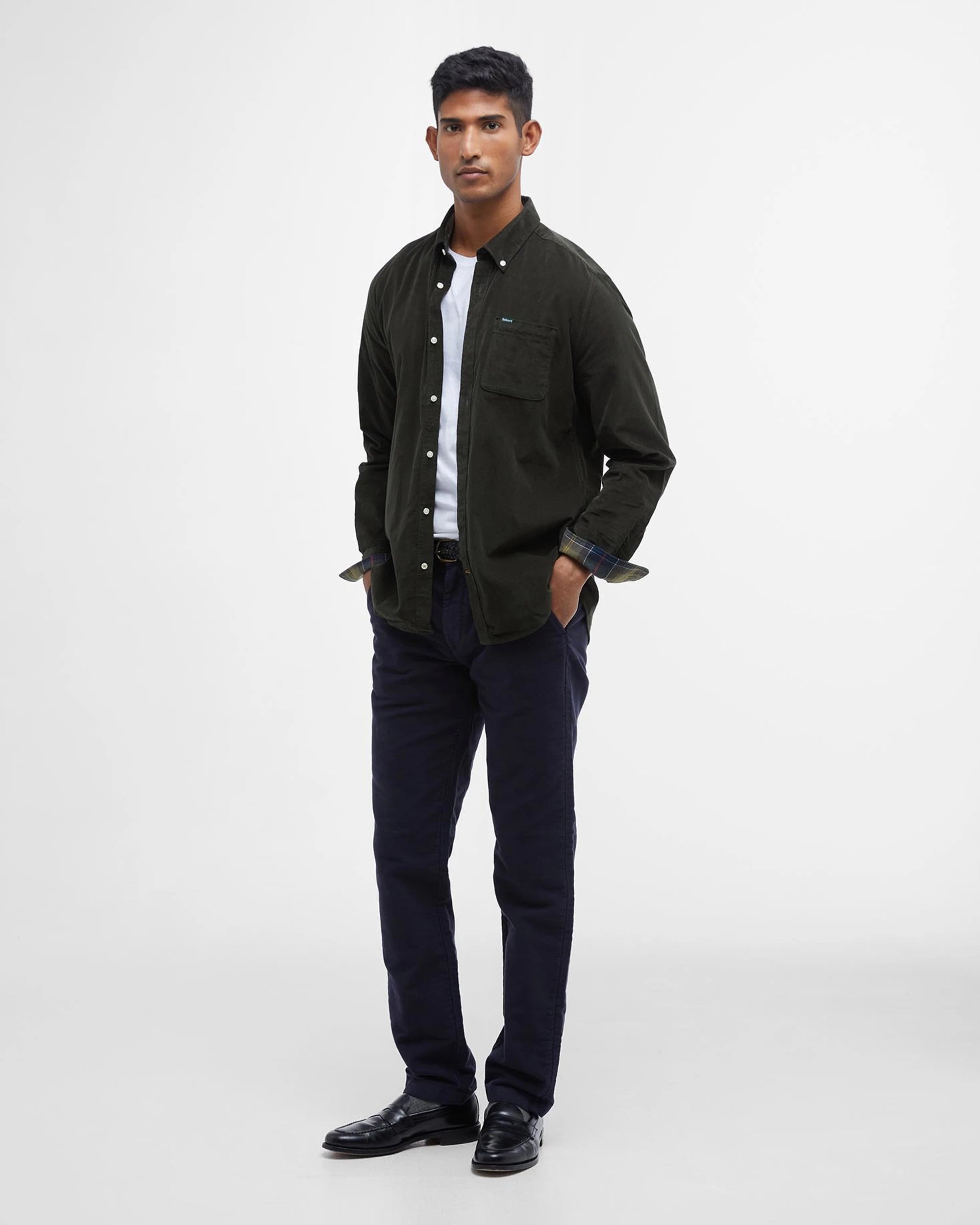 Ramsey Tailored Shirt AW25 Barbour - Forest