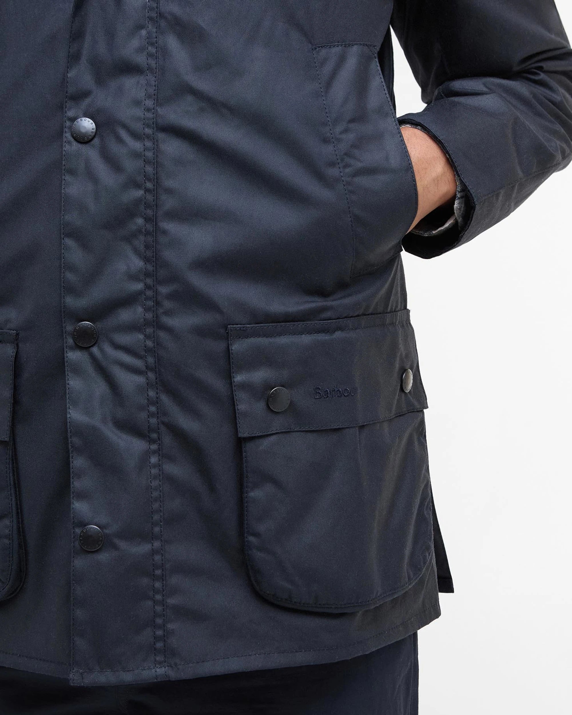 Ashby Wax Jacket AW25 Barbour - Navy