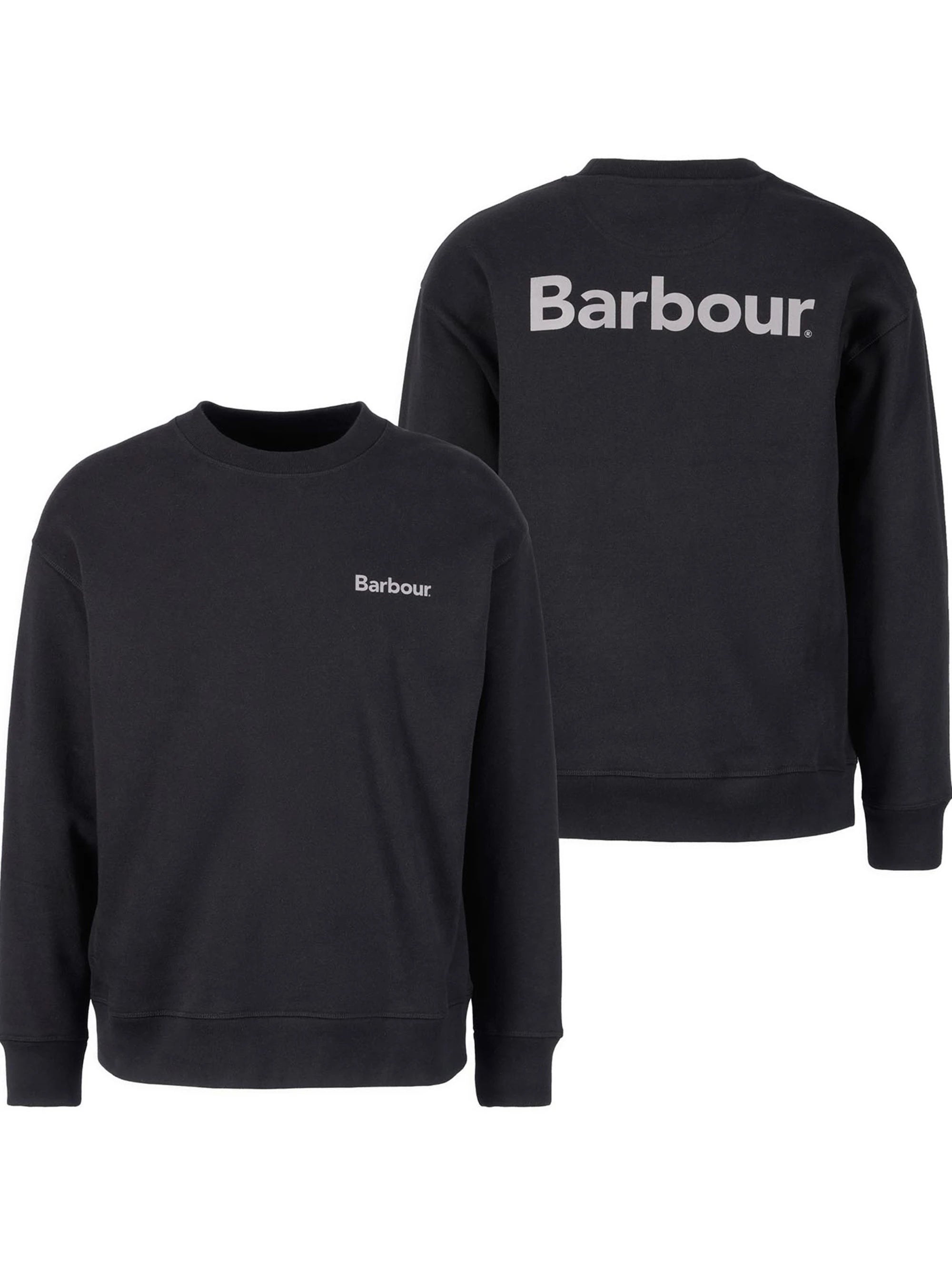 Brushed Oversized Crew Neck Nicholas - Black
