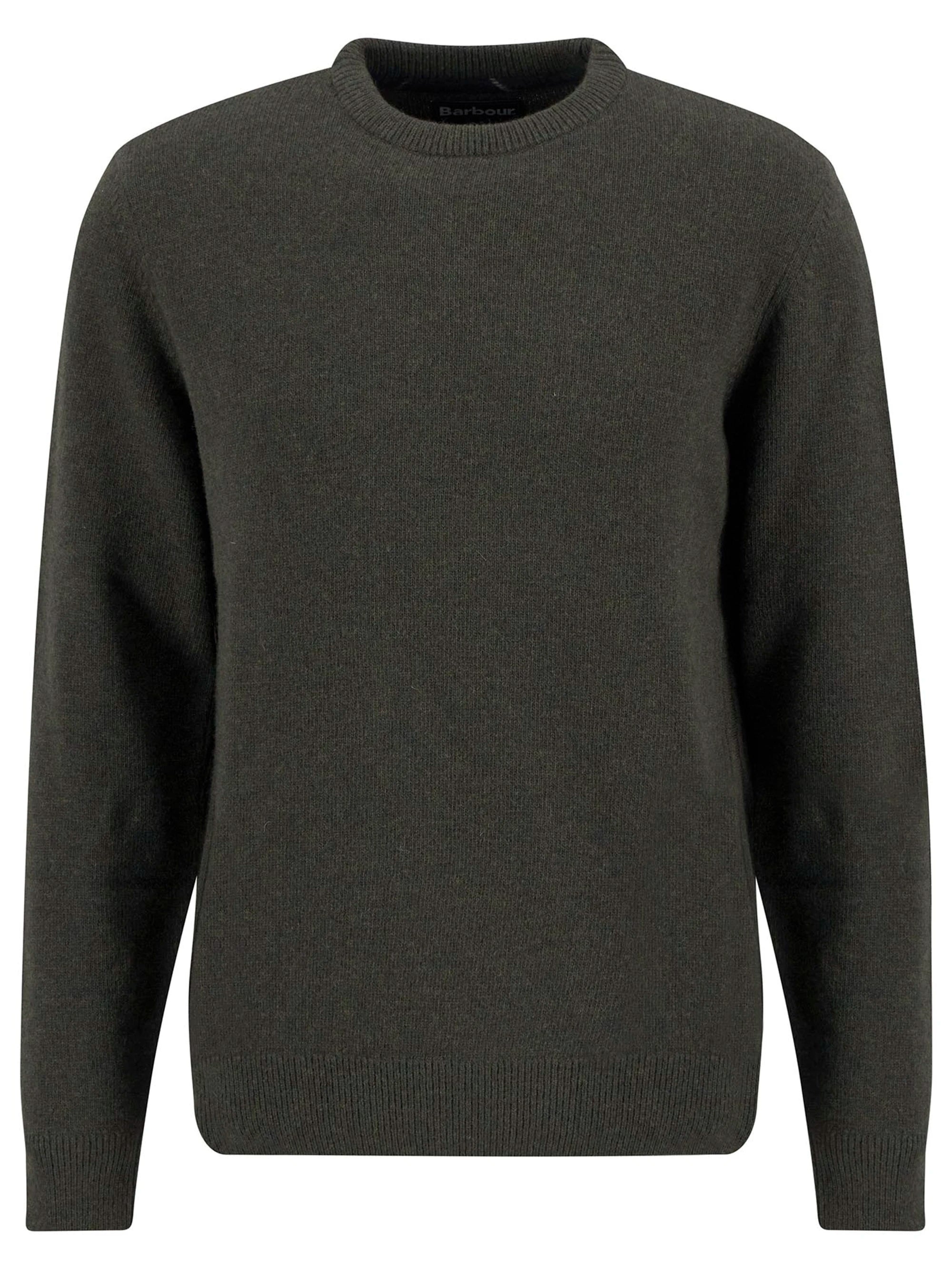 Holden Crew Neck Sweater AW25 Barbour - Olive Marl