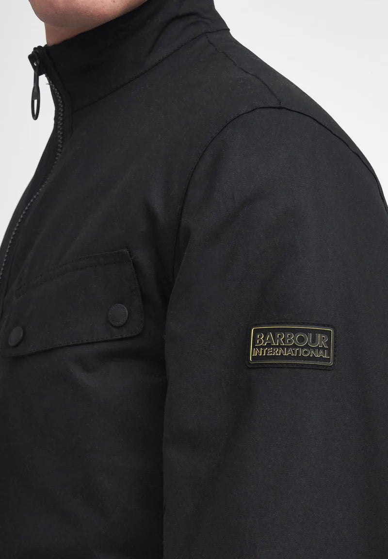 Re-Duke Wax Jacket Fw24 Barbour International - Black