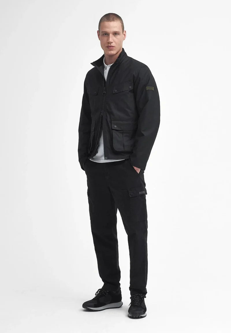 Re-Duke Wax Jacket Fw24 Barbour International - Black