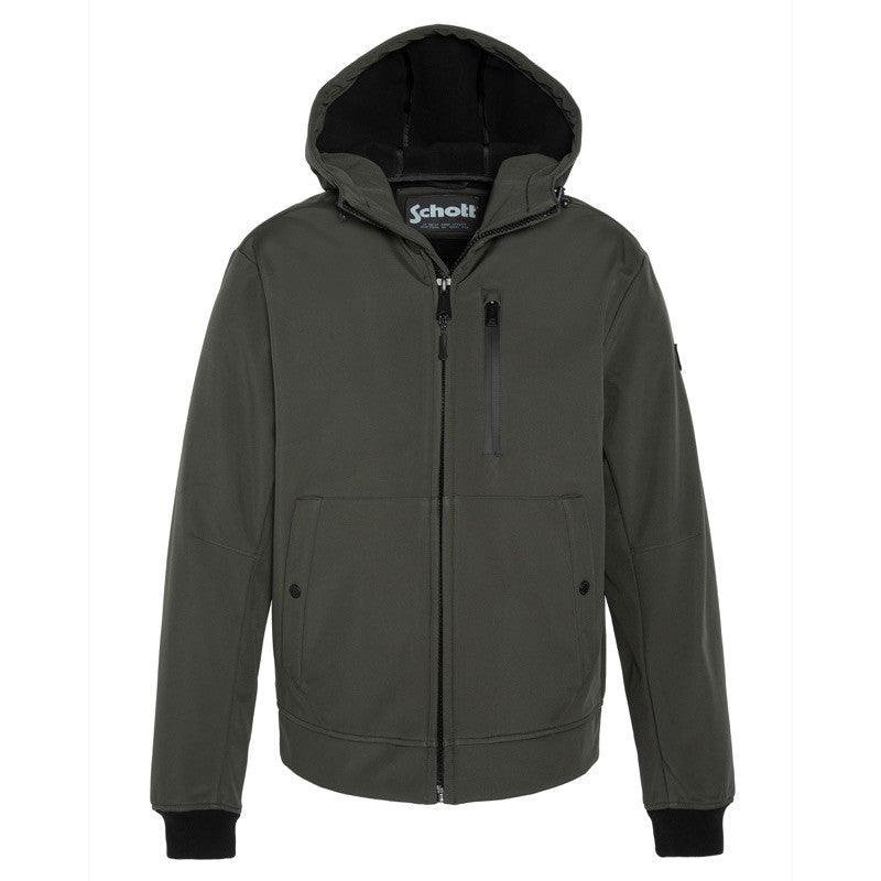 Kale Softshell Jacket Schott NYC - Khaki