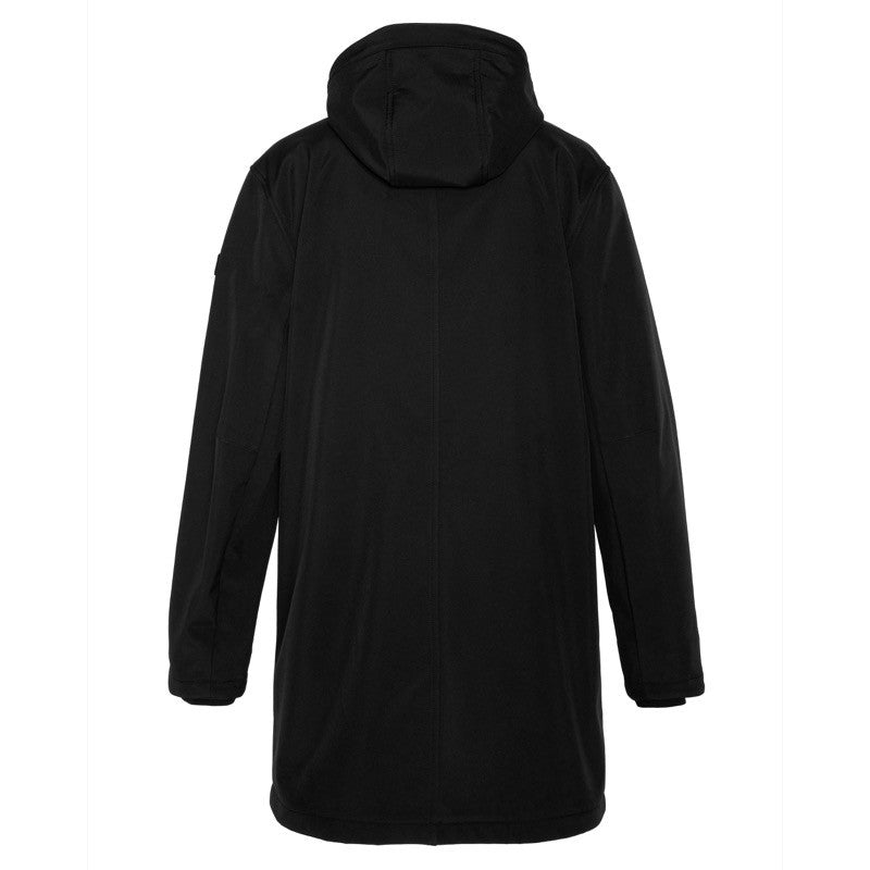 Kalvin  Hooded Long Jacket Schott NYC AW25 - Black