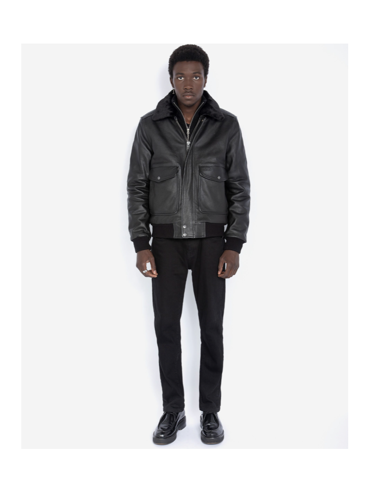 Leather Jacket LC 5331X Schott NYC - Black