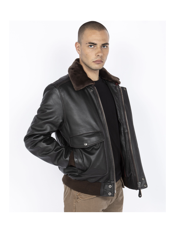 Leather Jacket LC 5331X Schott NYC - Brown