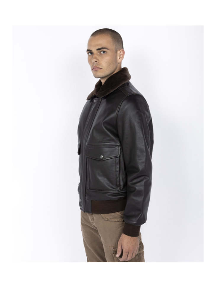 Leather Jacket LC 5331X Schott NYC - Brown