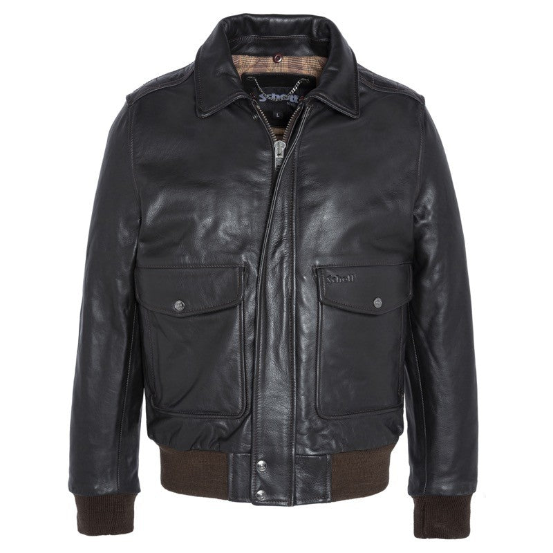 LC5331X Leather Jacket Schott NYC AW25 - Brown