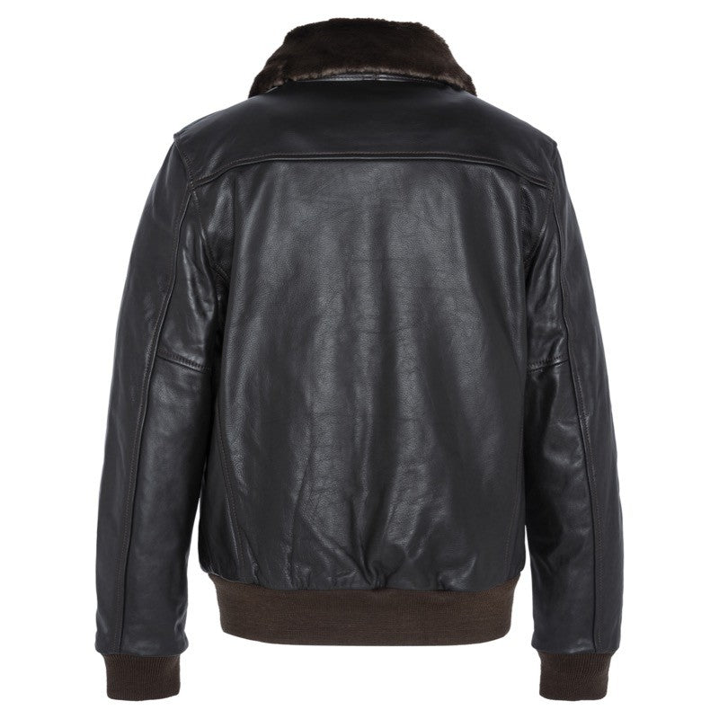 LC5331X Leather Jacket Schott NYC AW25 - Brown