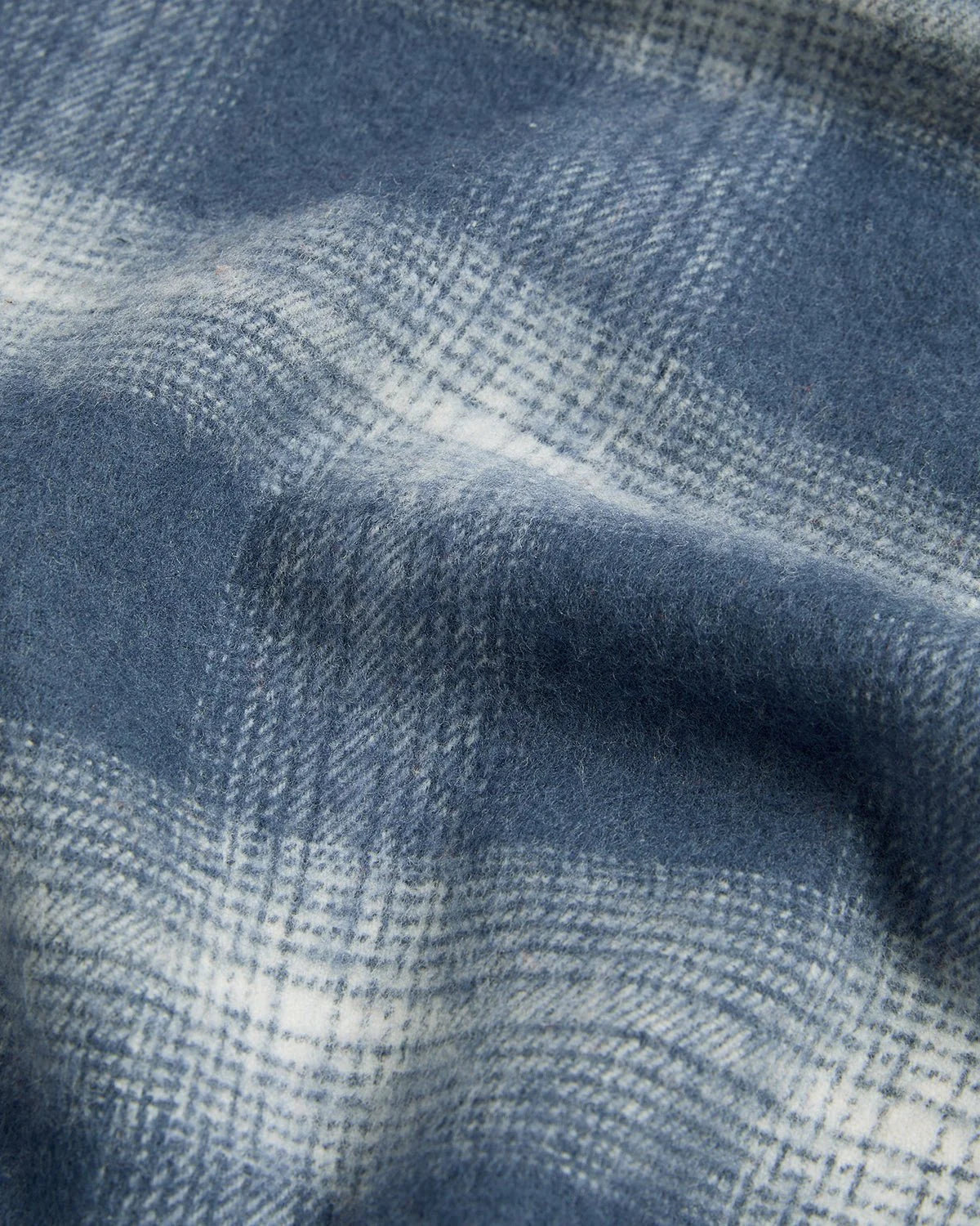 Tartan Check Lambswool Blend Scarf Lyle & Scott AW25 - Night Sky/ White