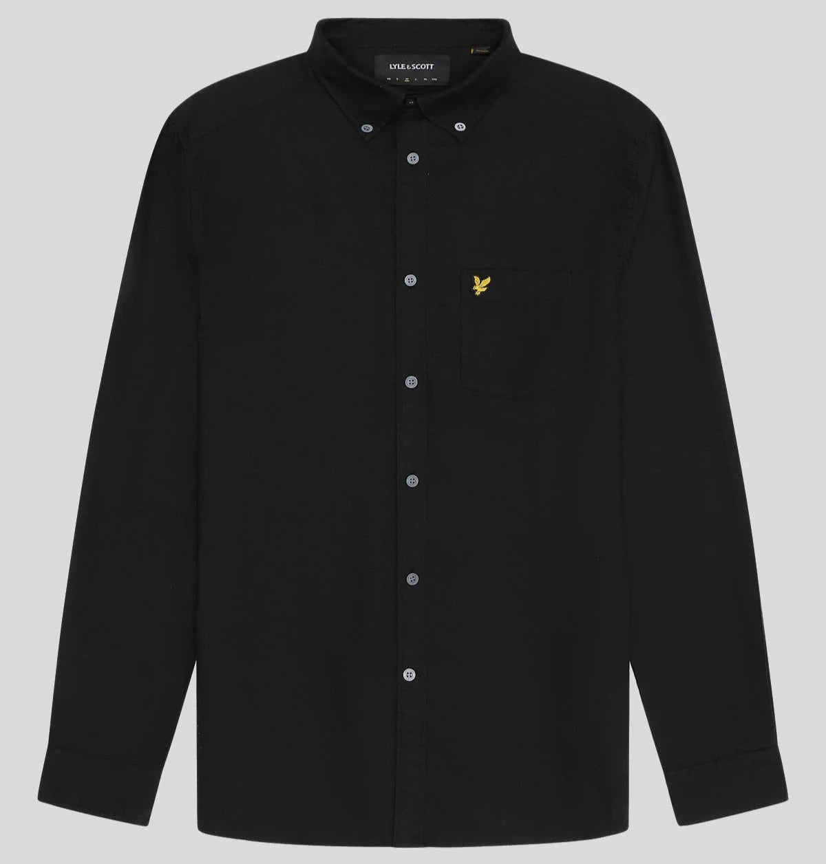 Plain Oxford Shirt Lyle & Scott - Black