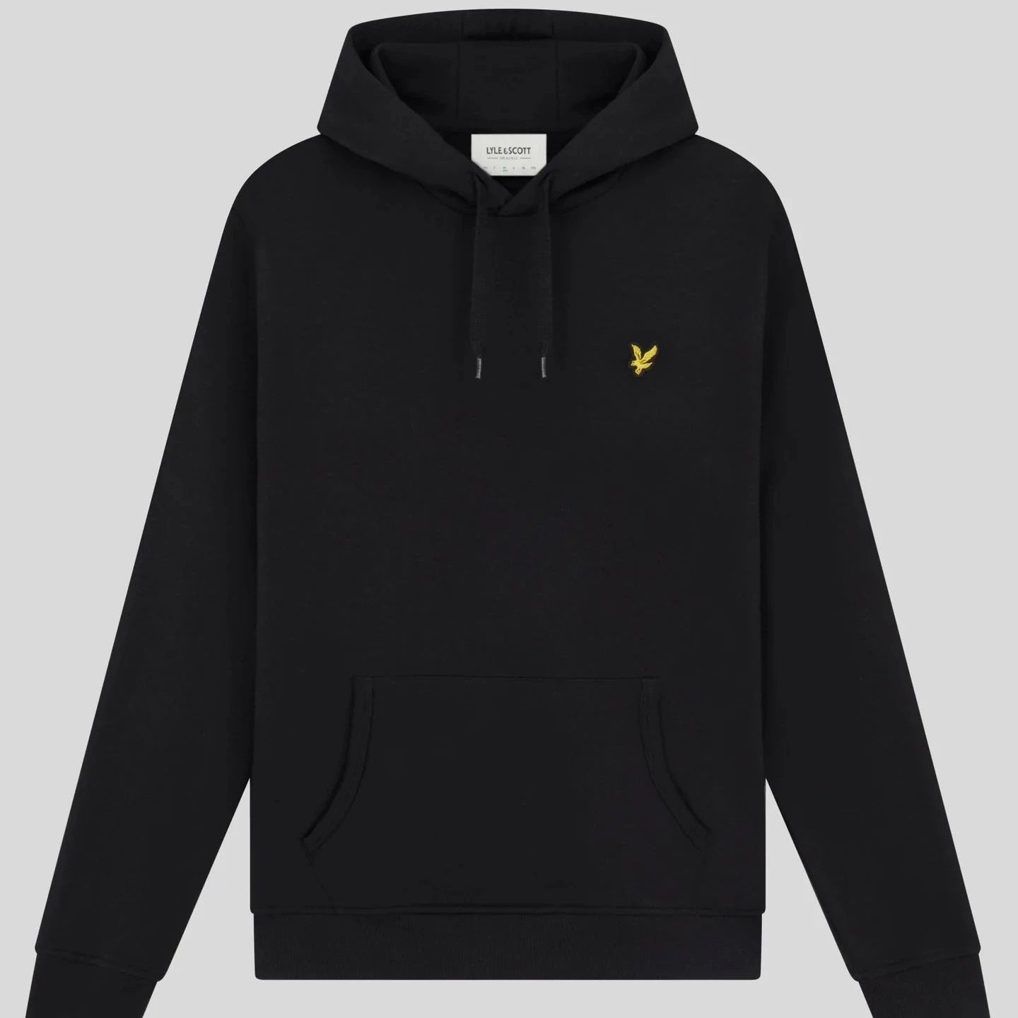 Brushed Back Hoodie Sweatshirt Lyle & Scott - Jet Black