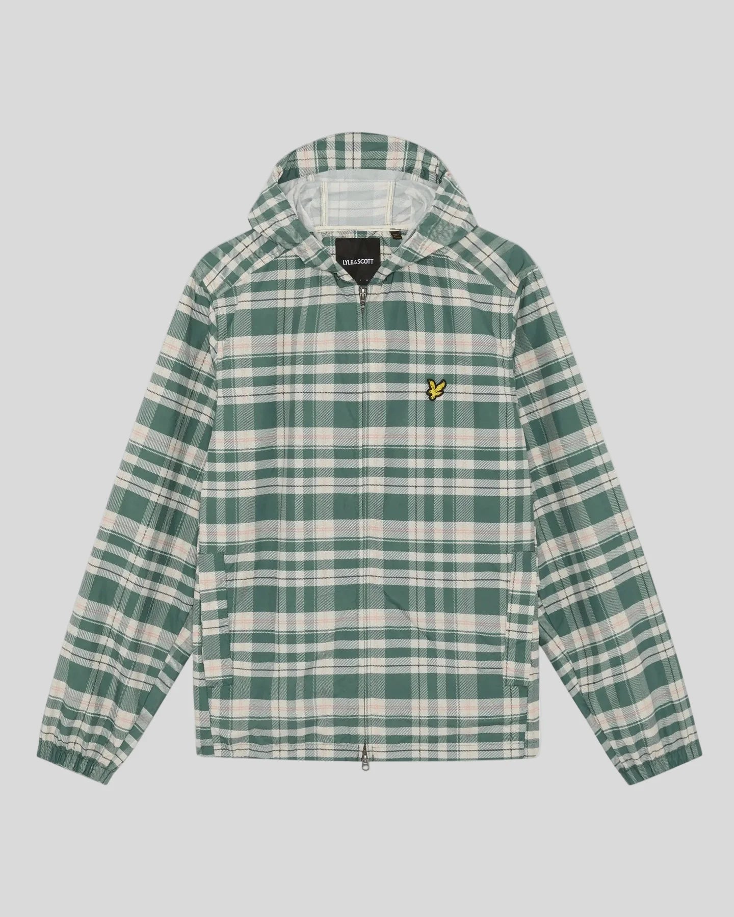 Tartan Lightweight Hooded Jacket Lyle & Scott - Everglade