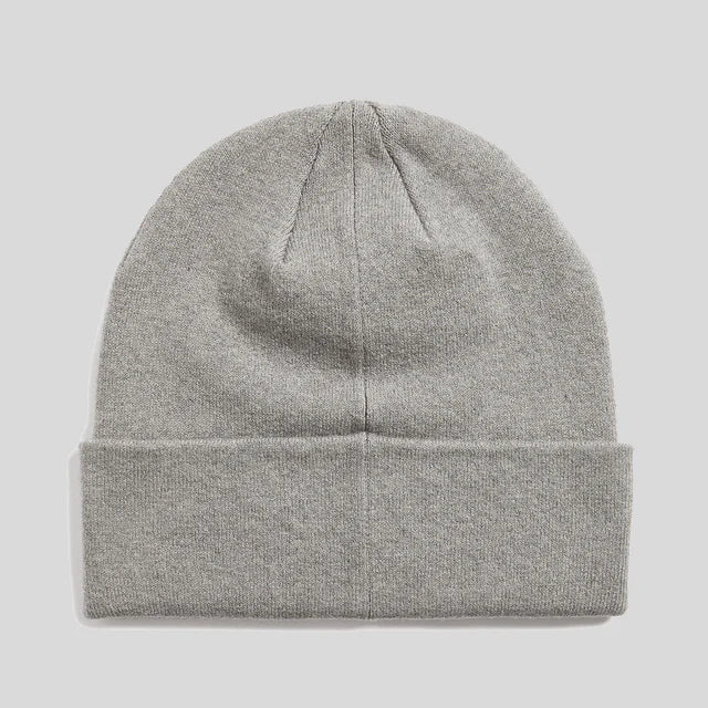 Cotton Merino Beanie Lyle & Scott AW25 - Mid Grey Marl