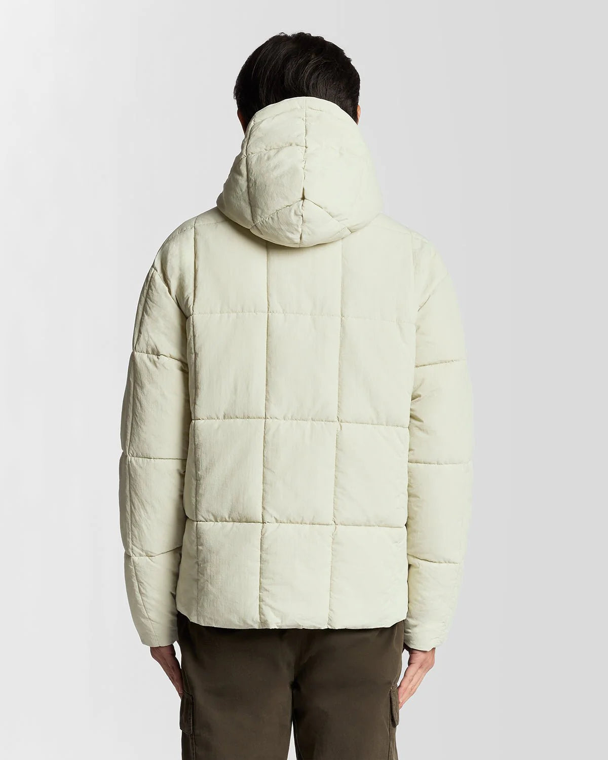 Reversible Wadded Insulated Jacket Lyle & Scott AW25 - Jet Black/ Grey Taupe