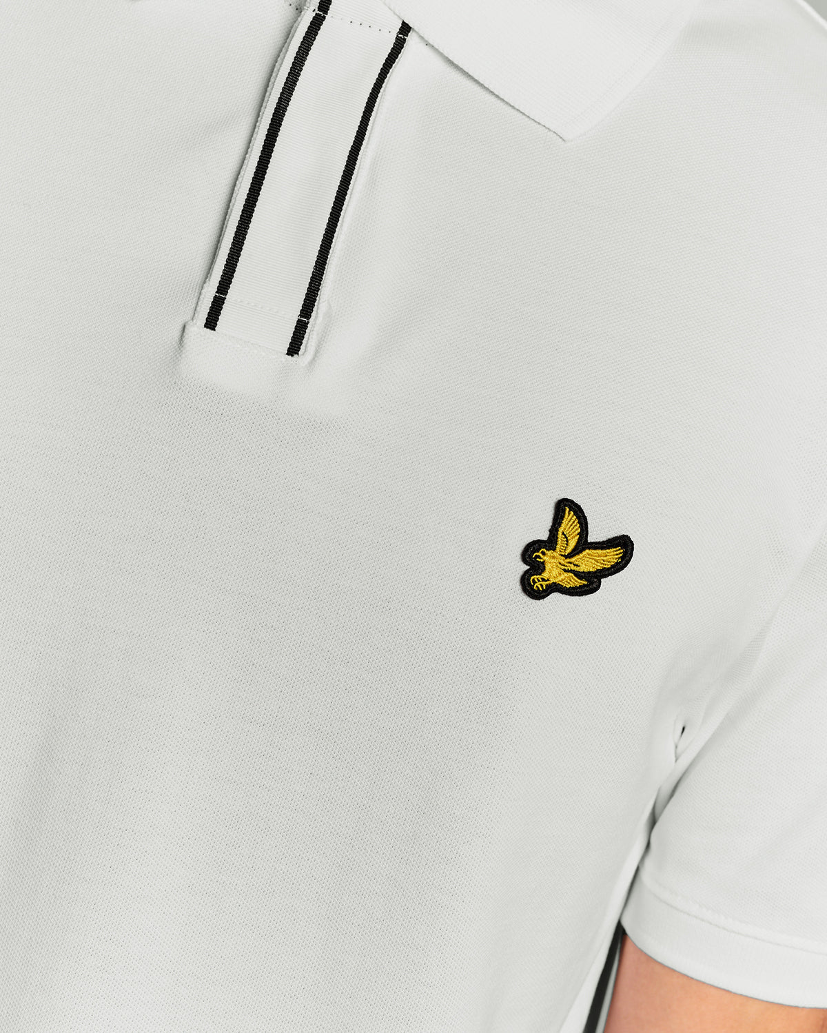 Placket Tipped Polo Shirt Lyle & Scott - White