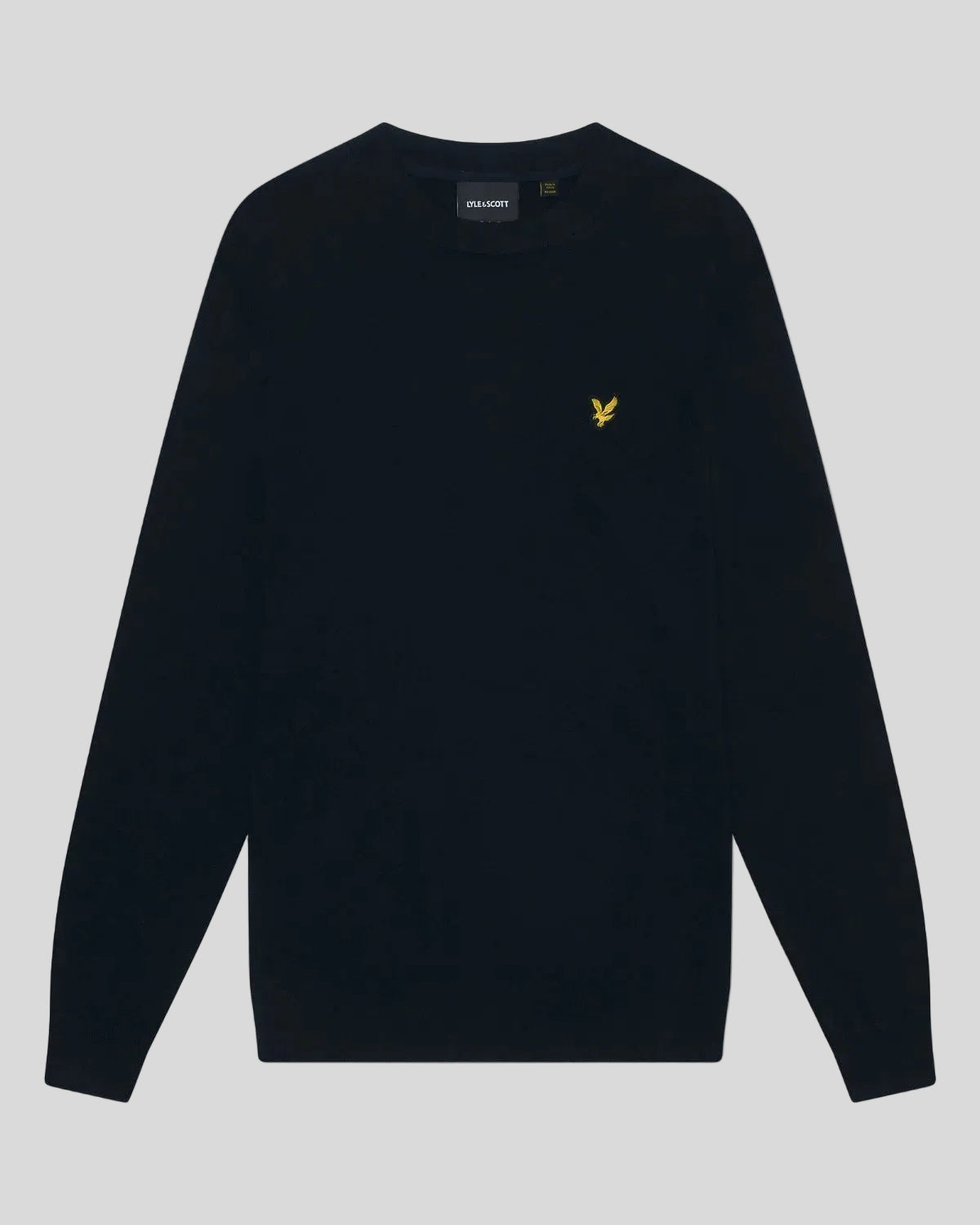 Lyle & Scott – Cotton Merino Crew Neck Jumper – Dark Navy