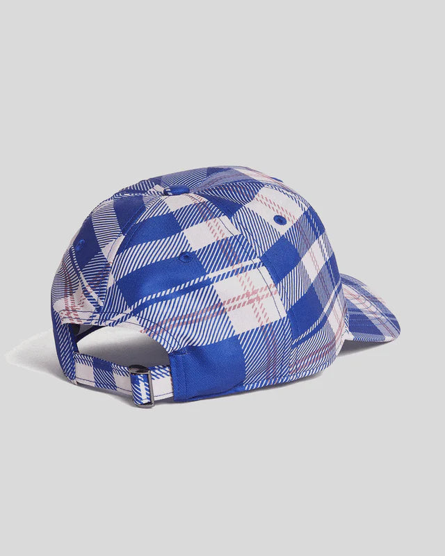 Tartan Check Baseball Cap Lyle & Scott AW25 - Now Blue