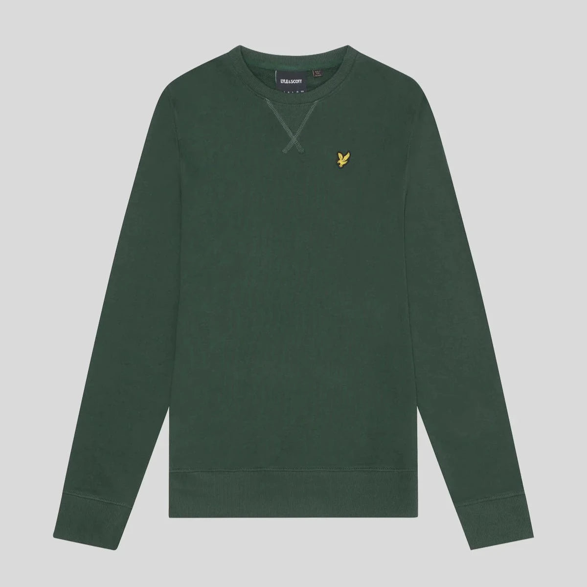 Brushed Back Crew Neck Sweatshirt Lyle & Scott - Argyle Teal