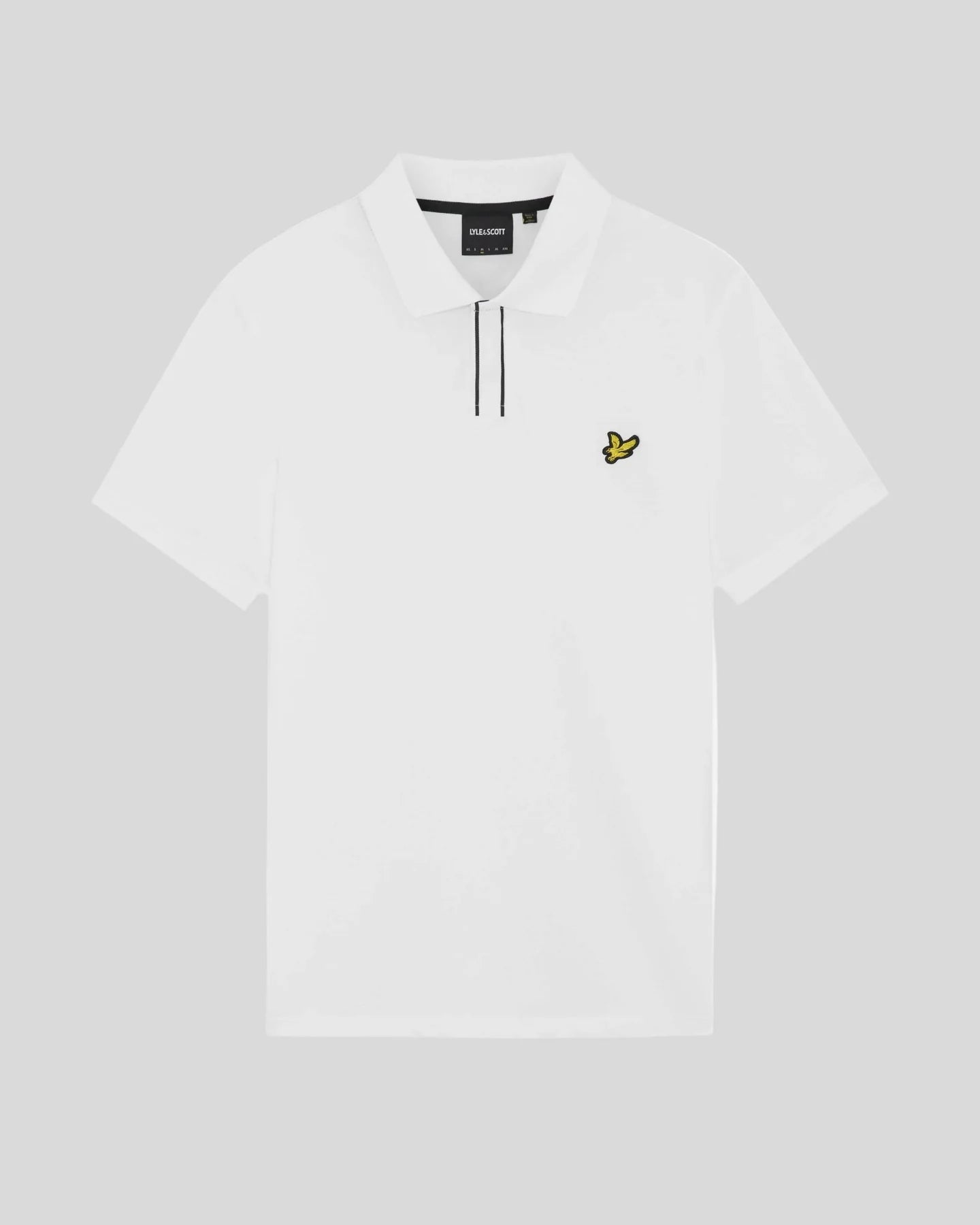 Placket Tipped Polo Shirt Lyle & Scott - White