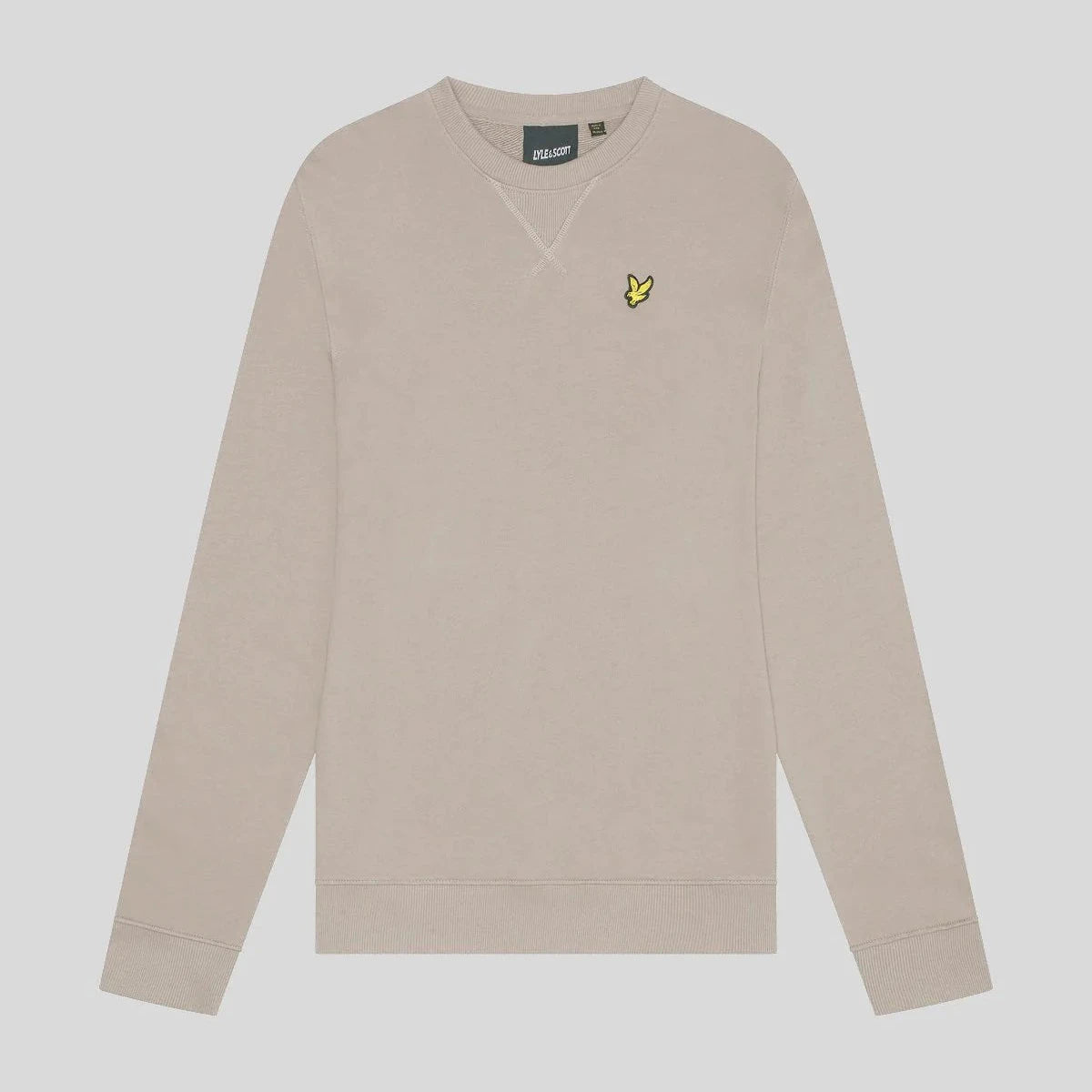 Brushed Back Crew Neck Sweatshirt Lyle & Scott - Heritage Taupe