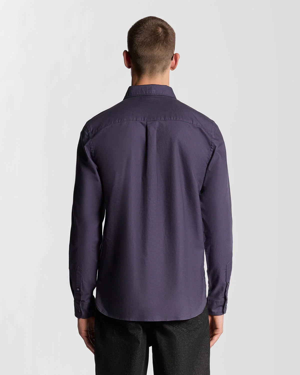 Plain Oxford Shirt Lyle & Scott AW25 - Graystone
