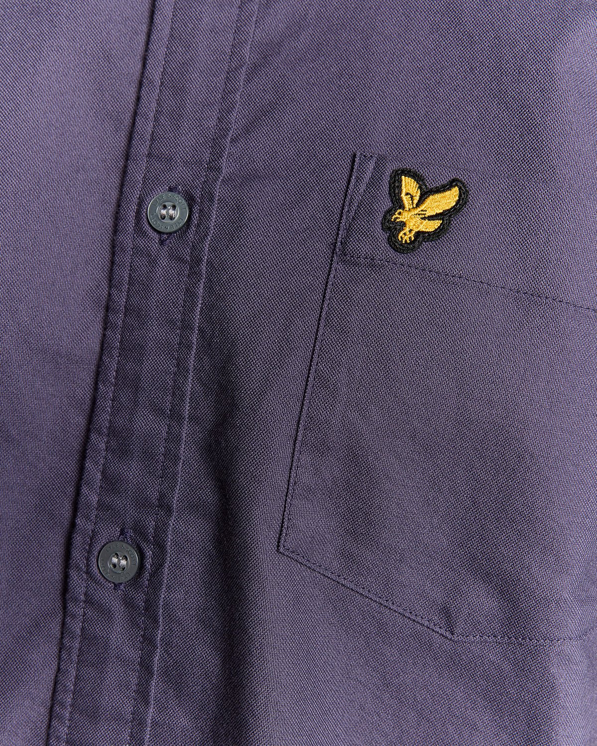 Plain Oxford Shirt Lyle & Scott AW25 - Graystone