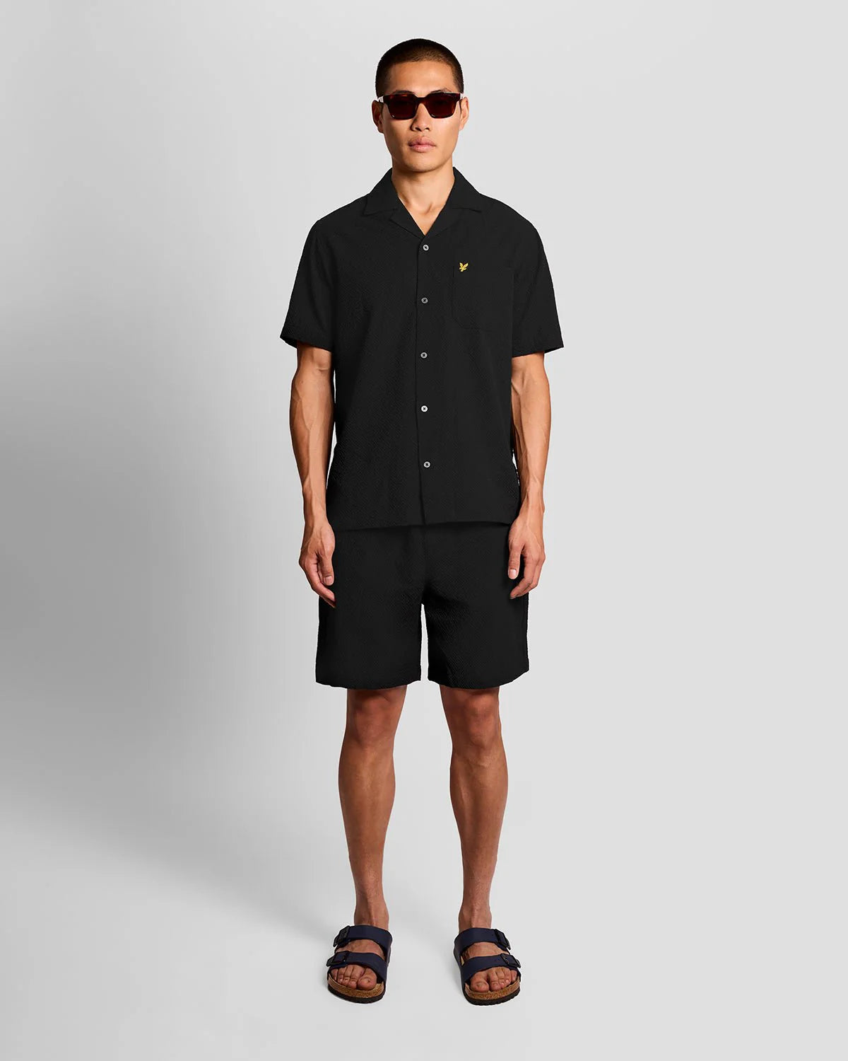 Textured Resort Shorts Lyle & Scott - Jet Black