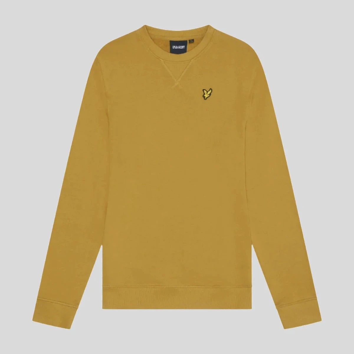 Brushed Back Crew Neck Sweatshirt Lyle & Scott - Ellaness Gold