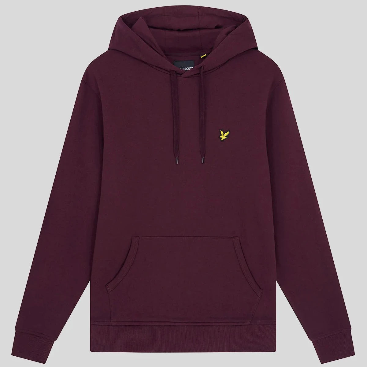 Brushed Back Hoodie Sweatshirt Lyle & Scott - Burgundy