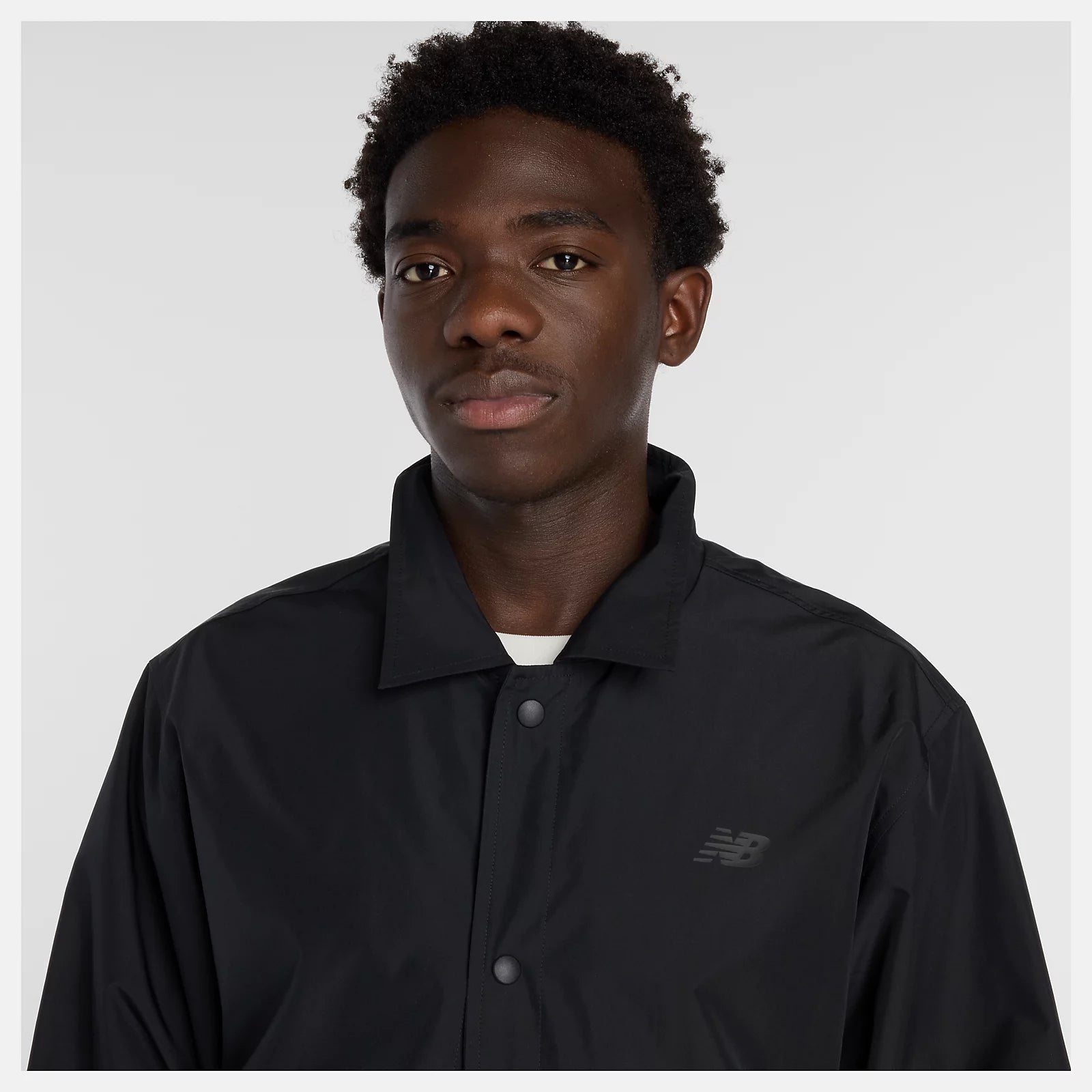 Lightweight Coaches Jacket New Balance - Black