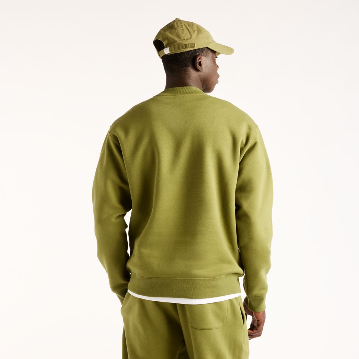 New Balance Fleece Crew felpa verde - foto 2