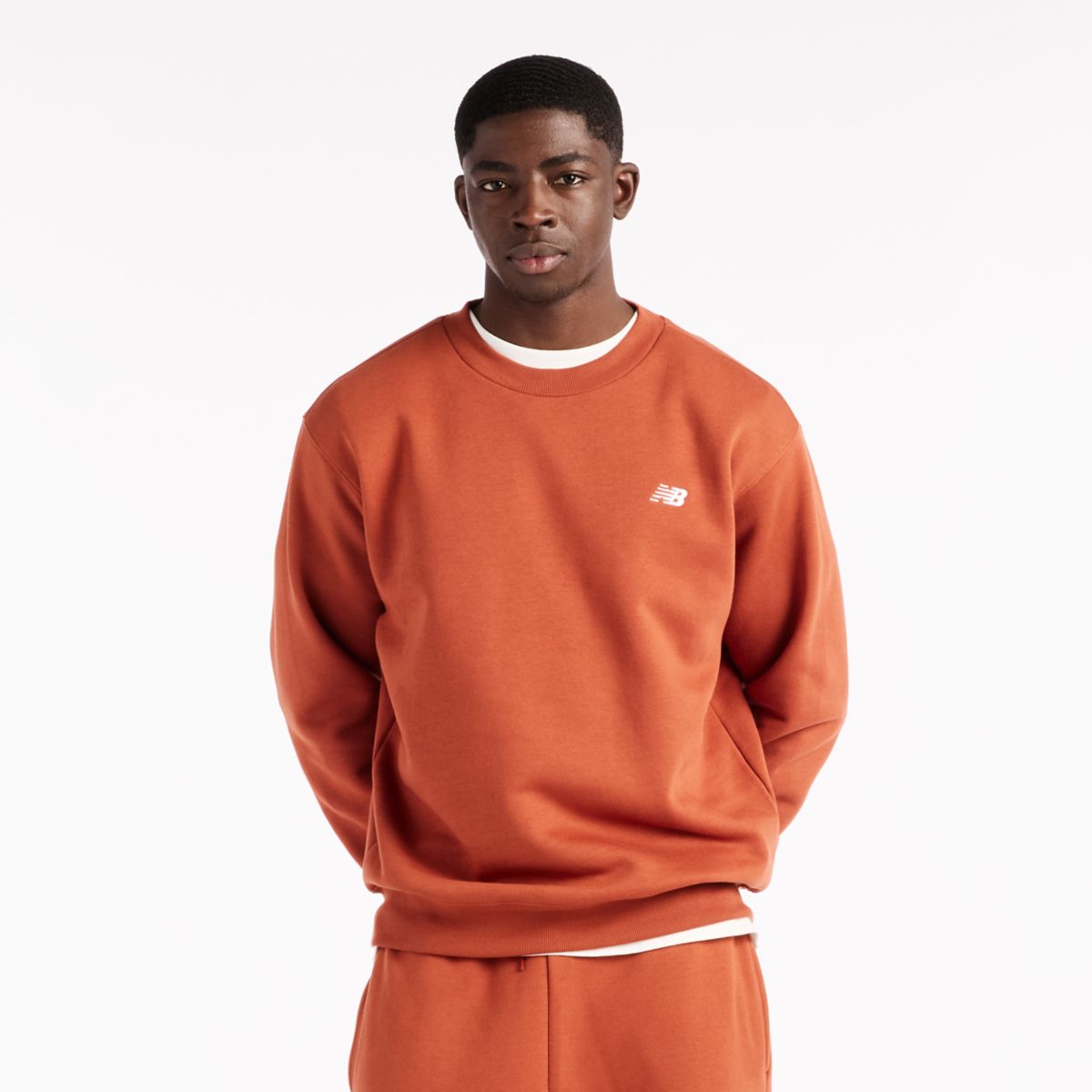New Balance Fleece Crew felpa maple - foto 1